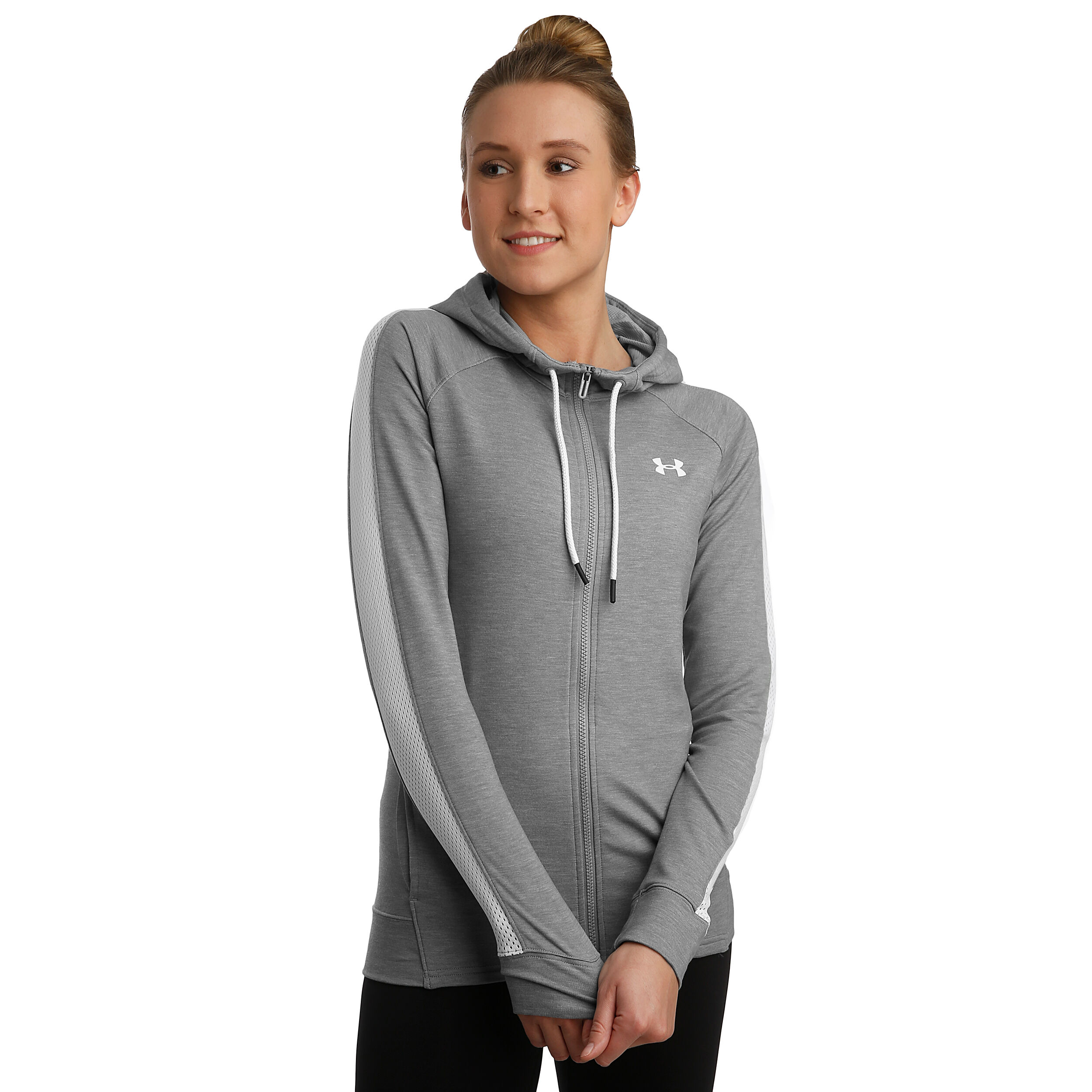 Under armour featherweight clearance full zip hoodie