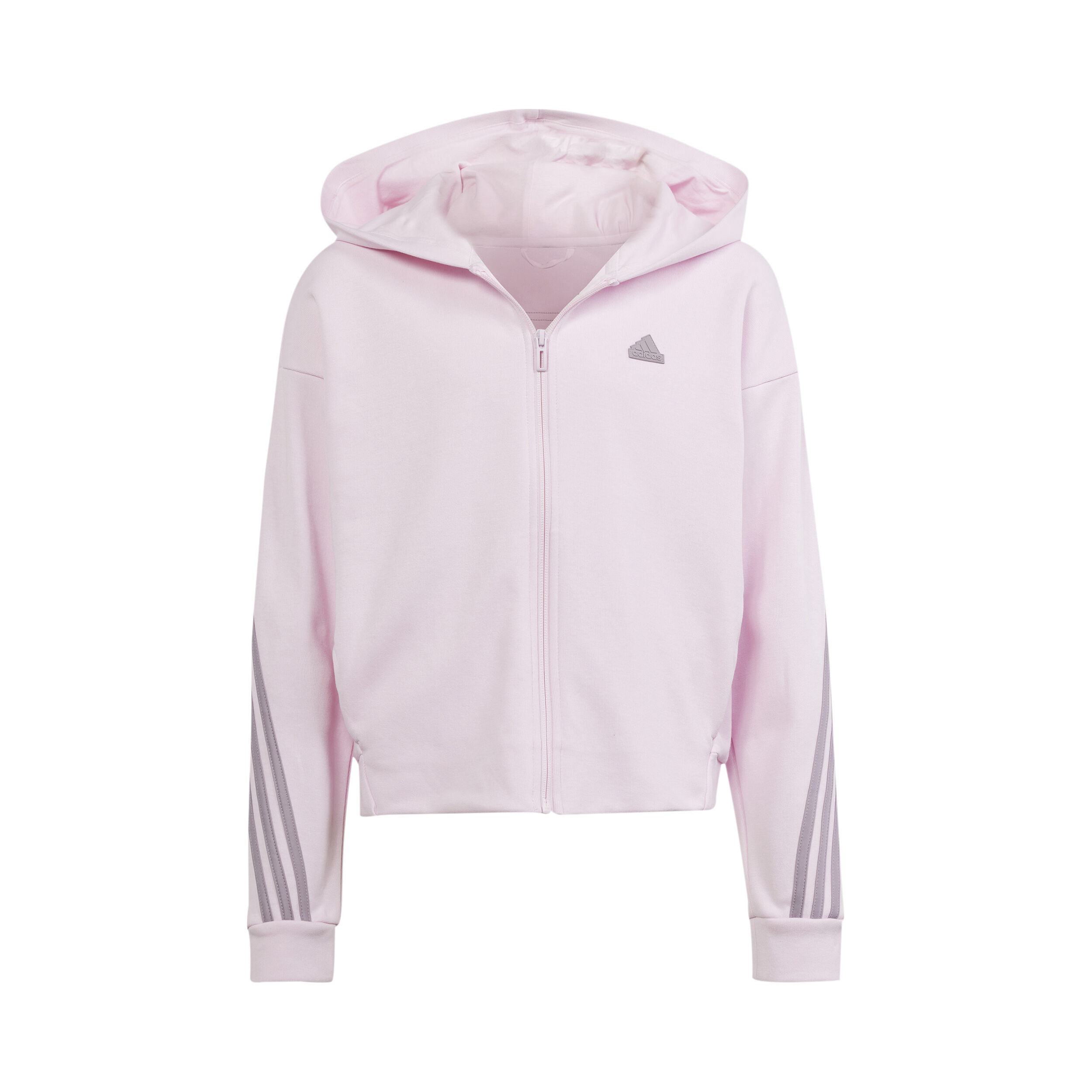 Buy adidas Future Icon 3 Stripes Zip Hoodie Girls Pink online Tennis Point UK
