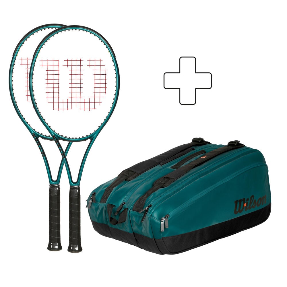 Wilson 2 X Blade 2x 100 V9 Plus Tennis Bag