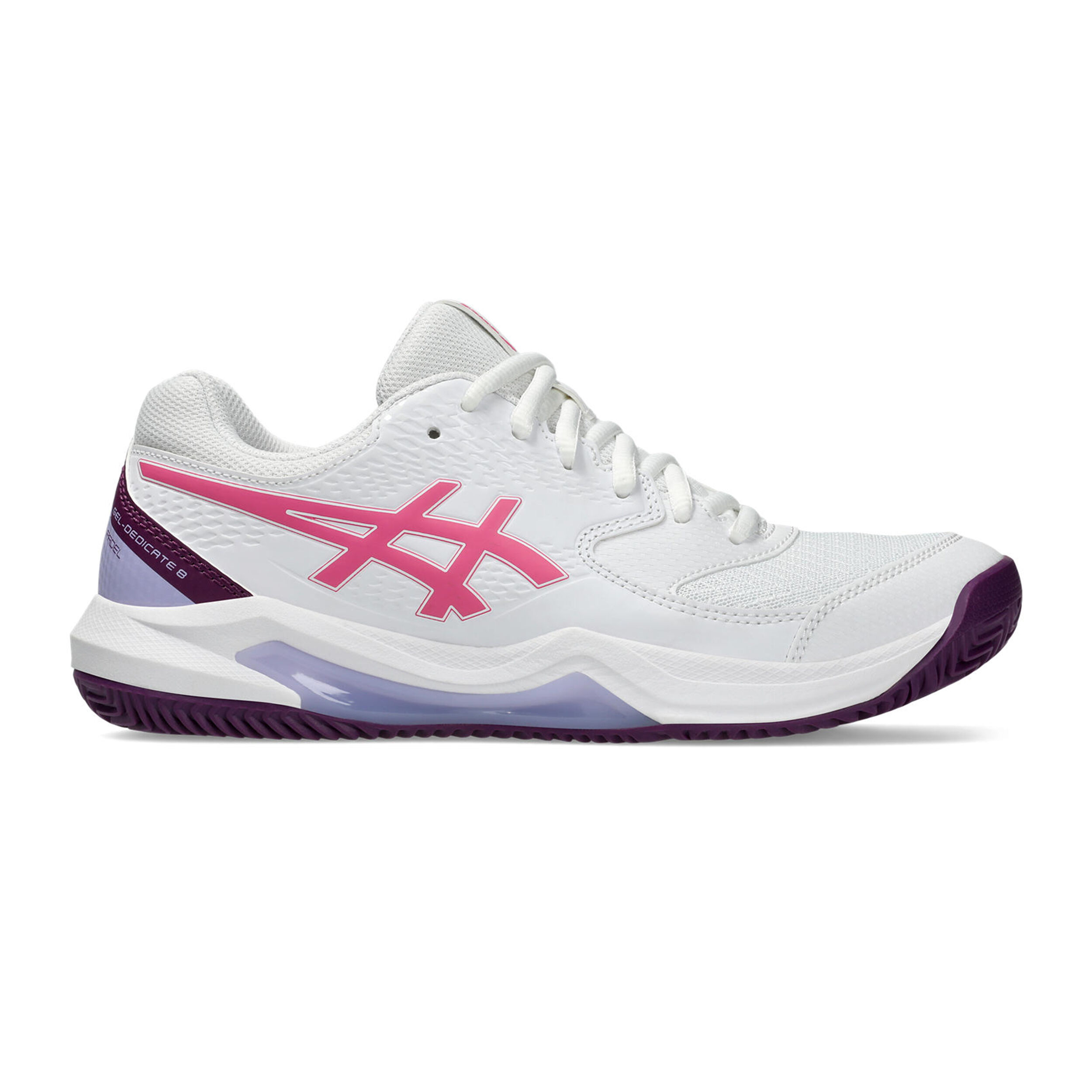 Gel Dedicate 8 Padel Shoe Women White Pink