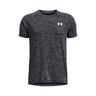 Tech Textured T-Shirt Boys-black, white