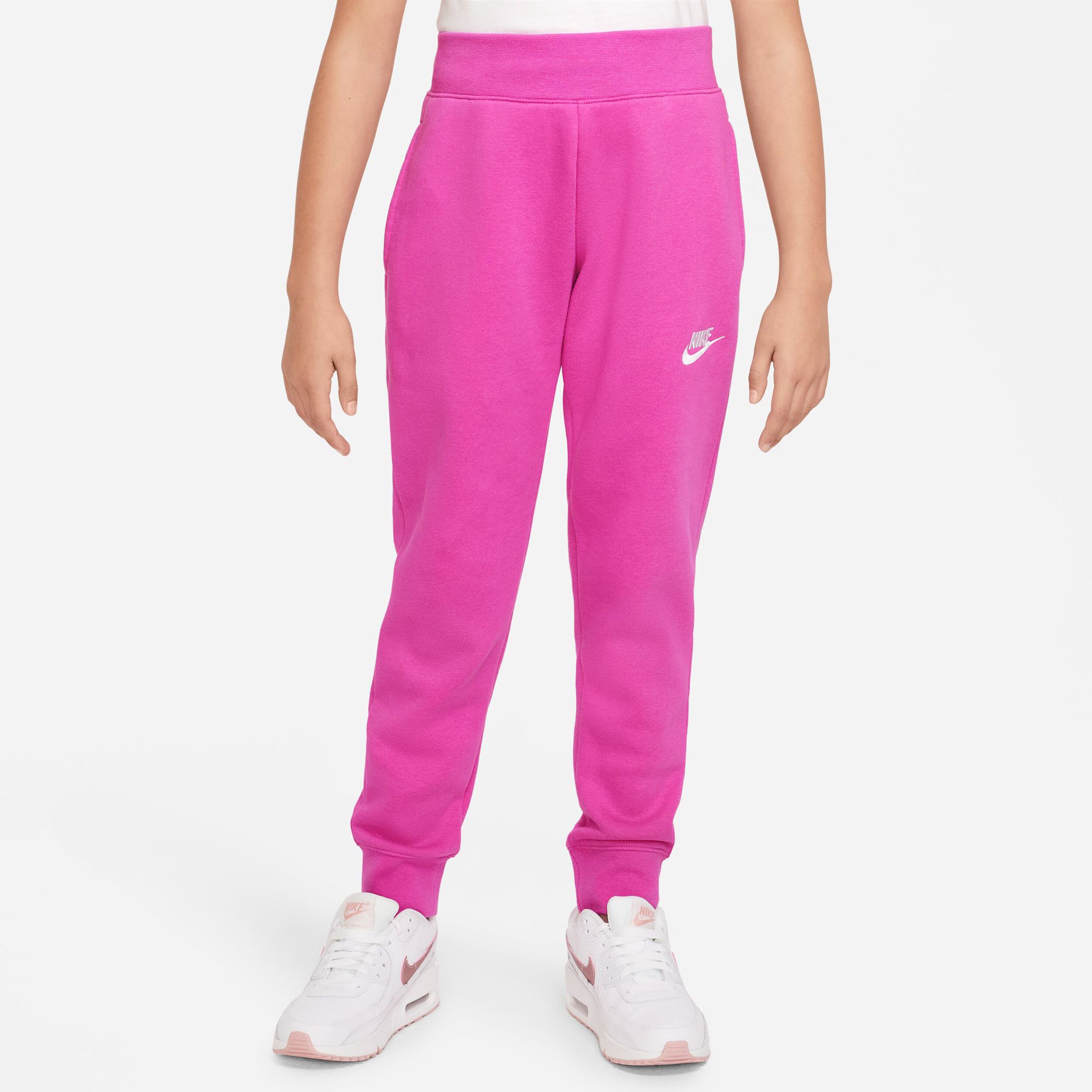Pink nike sweats top