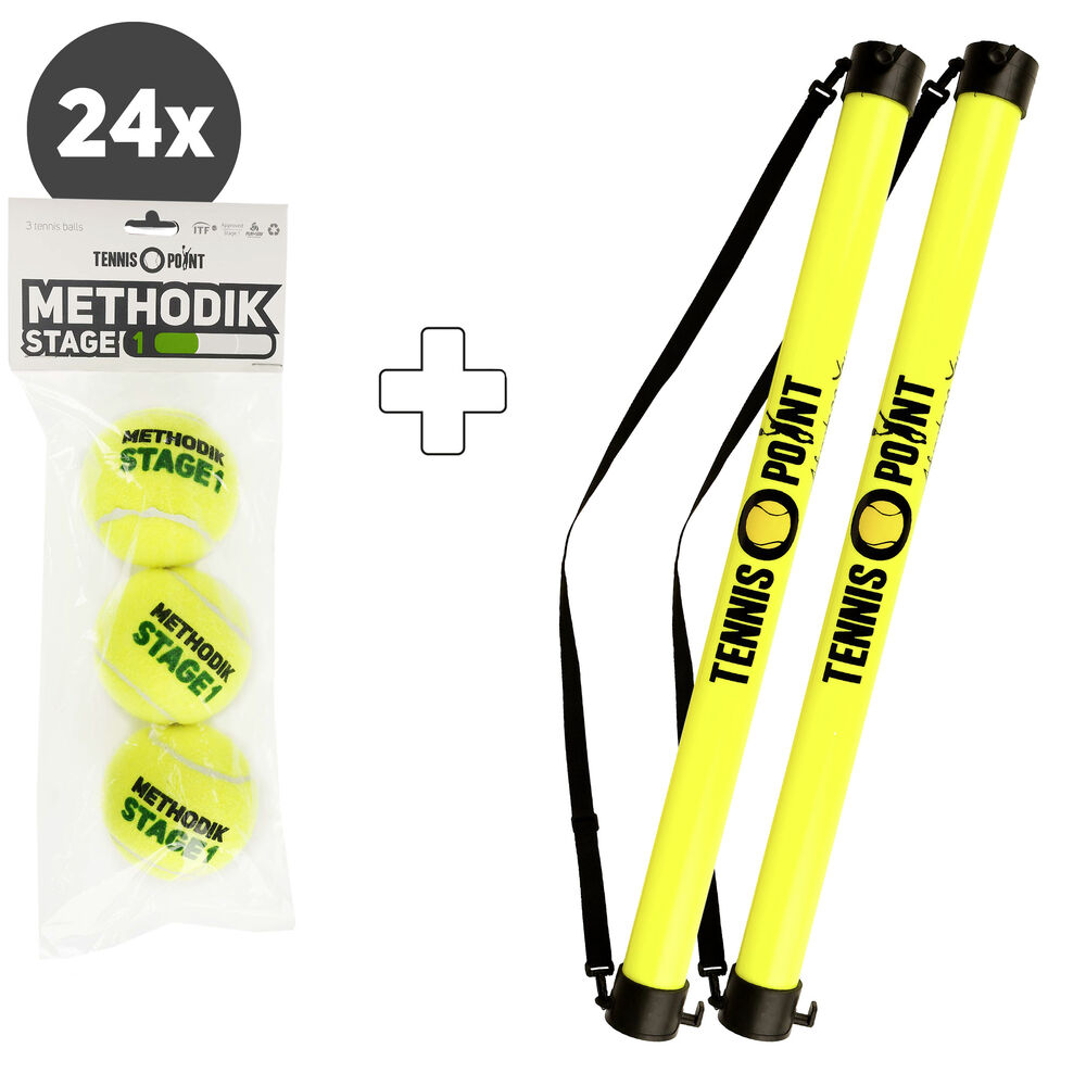 Tennis-Point 24x 3 Pack (Stage 1) plus ball tube