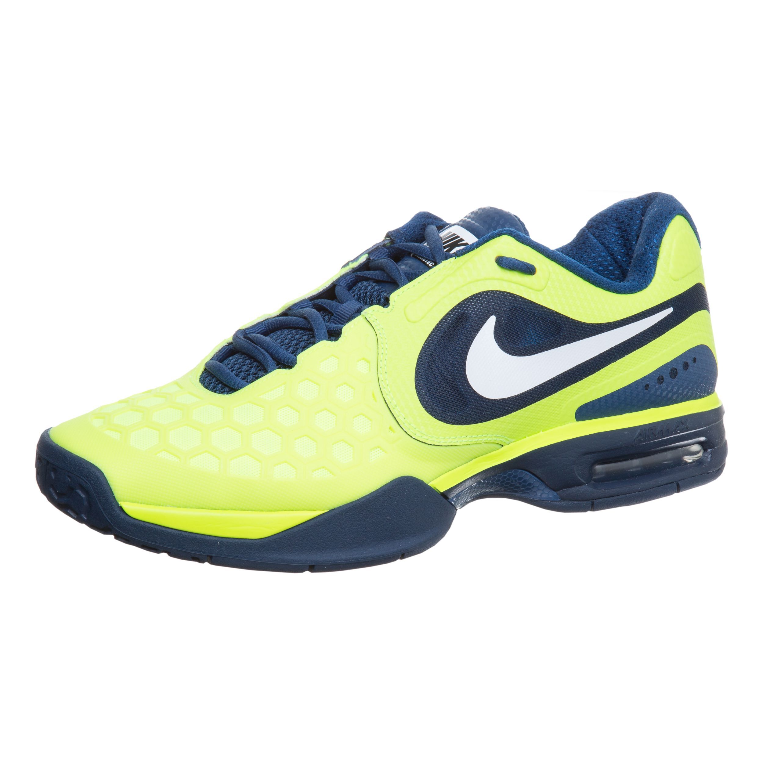 buy Nike Air Max Courtballistec 4.3 All Court Shoe Men - Neon Yellow, Dark  Blue online | Tennis-Point
