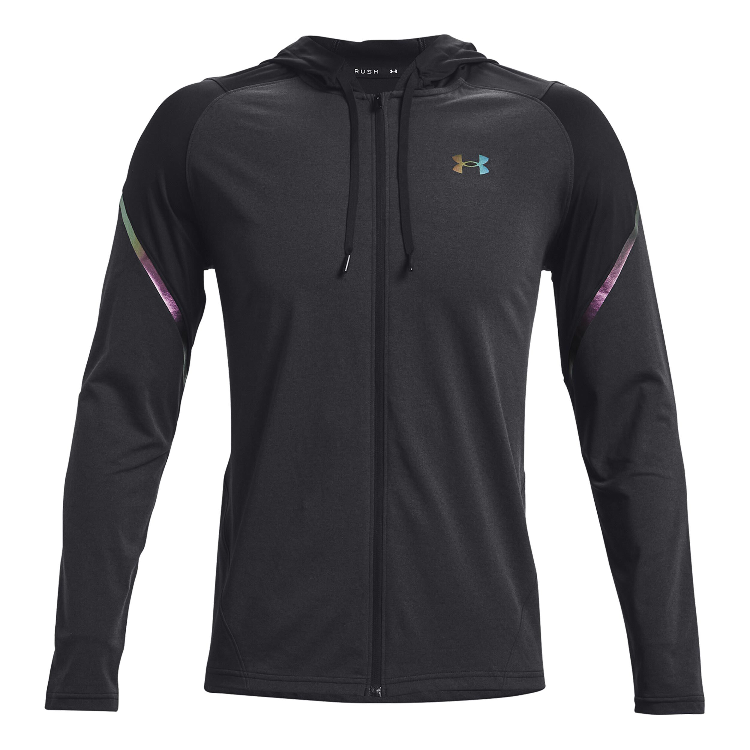 Black under armour zip up hoodie on sale
