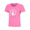 Baseline Logo T-Shirt Girls-pink, white
