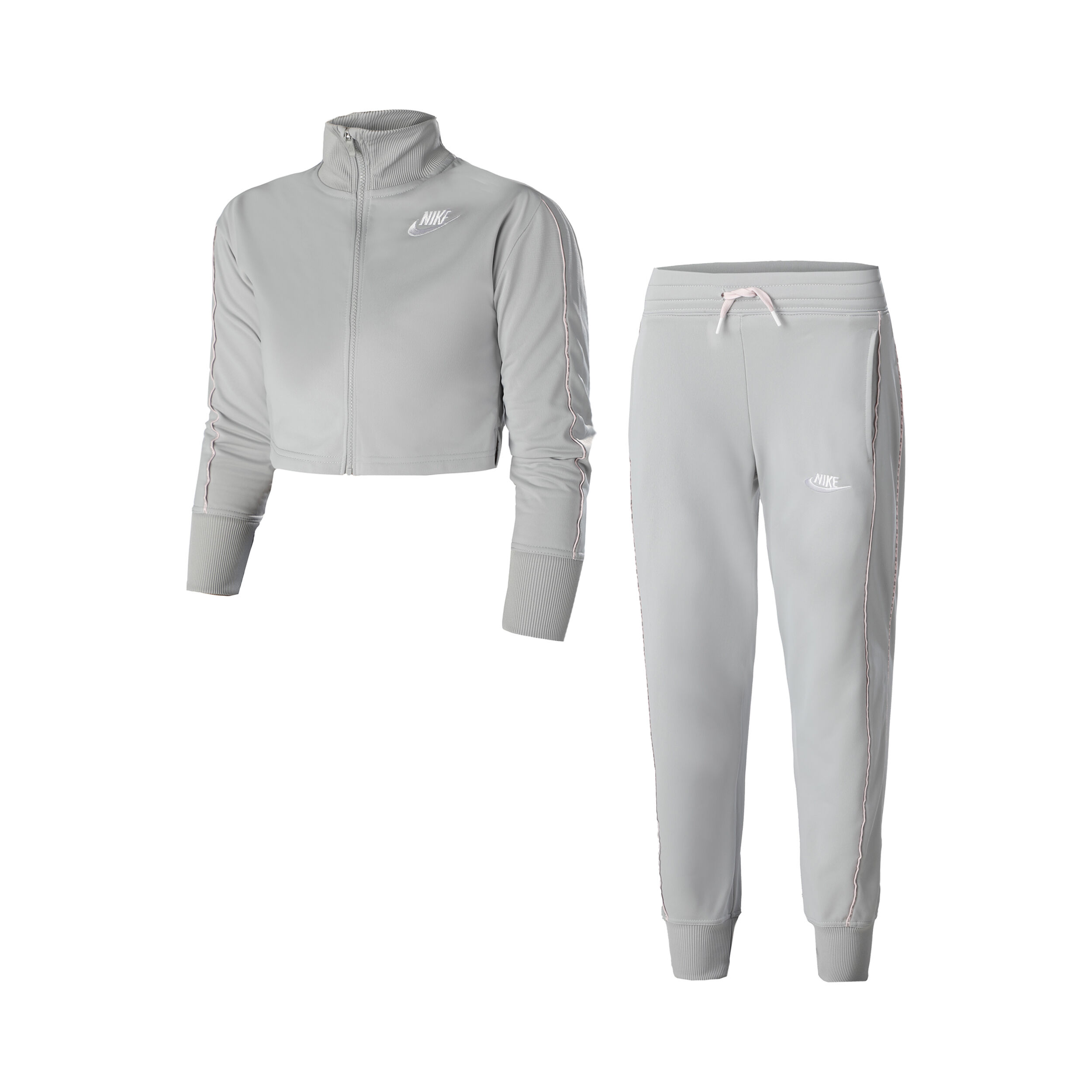 Buy Nike Sportswear HW Tracksuit Girls Lightgrey Pink online