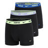 Essential Cotton Stretch Trunk Boxer shorts 3 Pack Men - black, turquoise