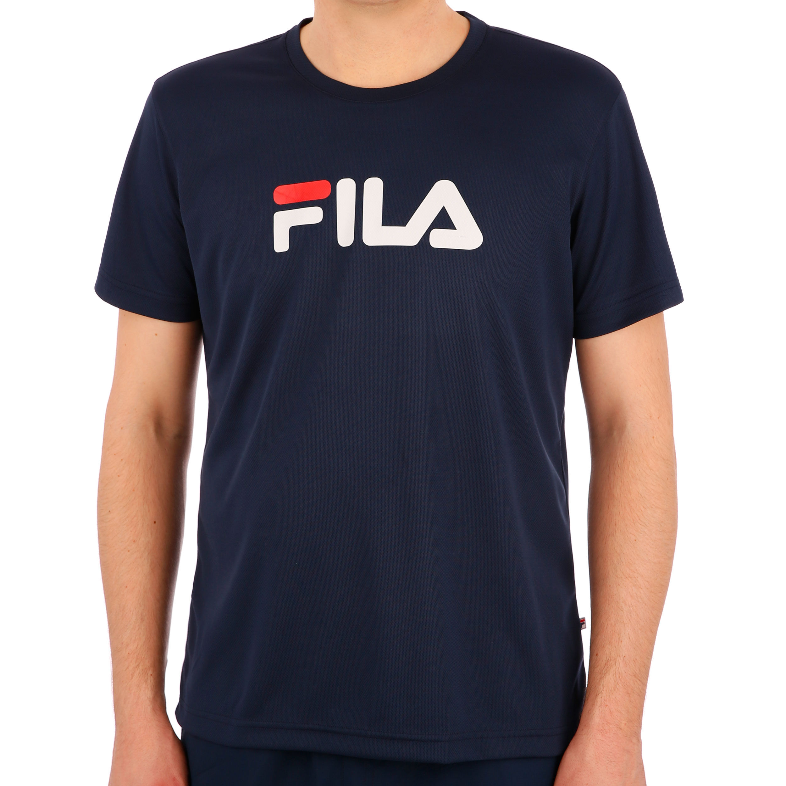 Fila t shirt mens top black