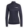 Multi Half-Zip Long sleeve Women - dark blue, 