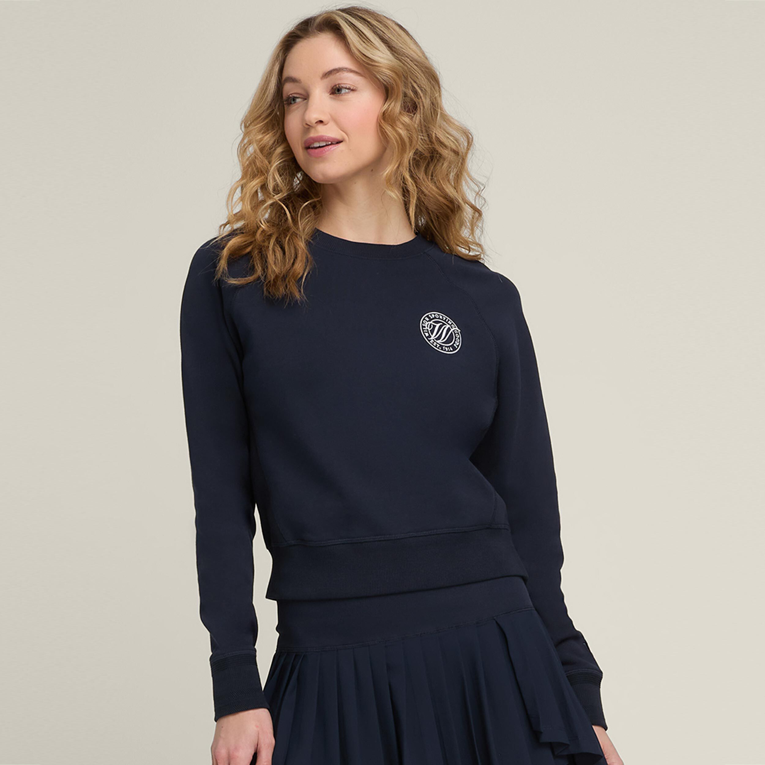 Buy Wilson Sideline Crew Sweatshirt Women Dark Blue online Tennis Point UK