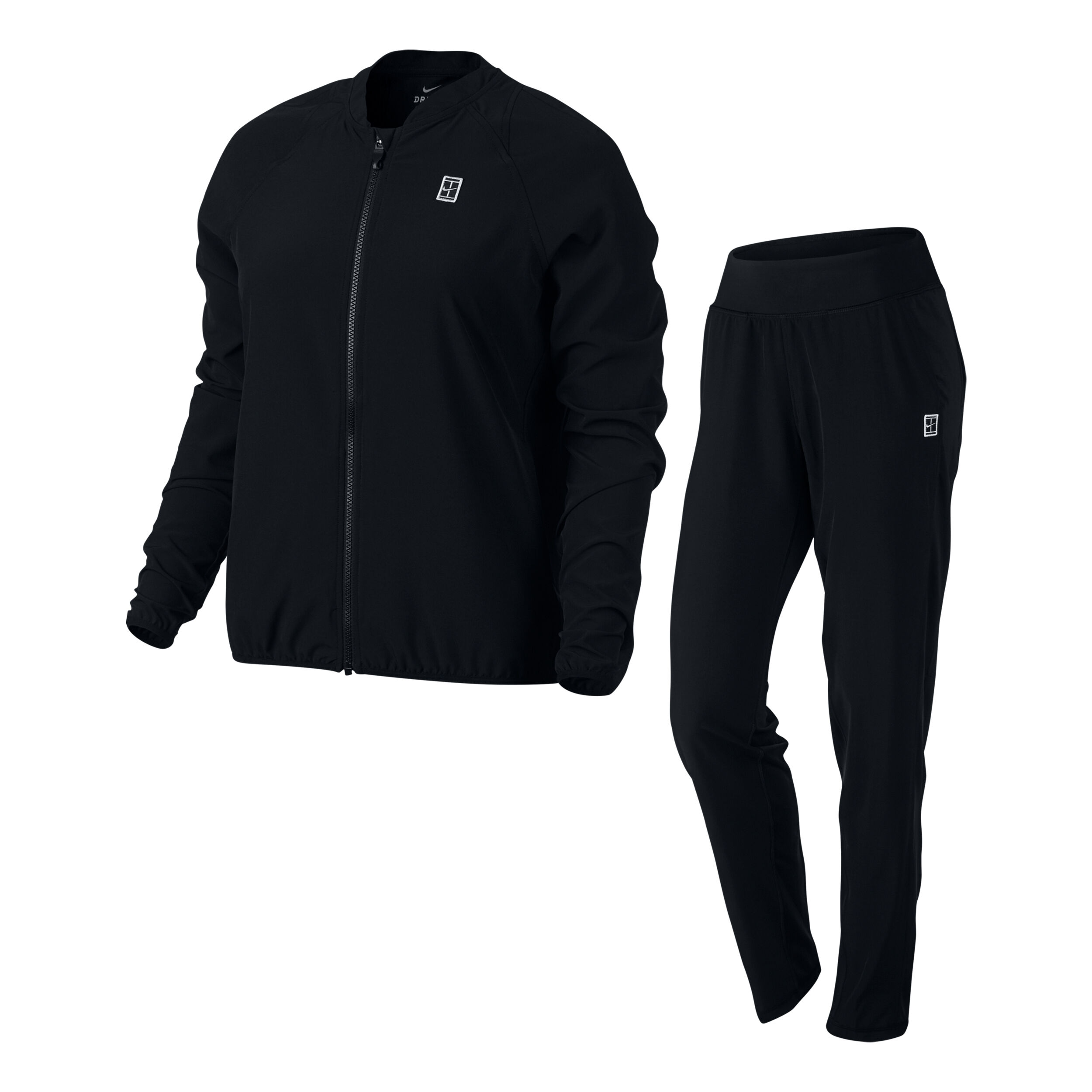 Buy Nike Court Woven Warm Up Tracksuit Women Black White online Tennis Point UK