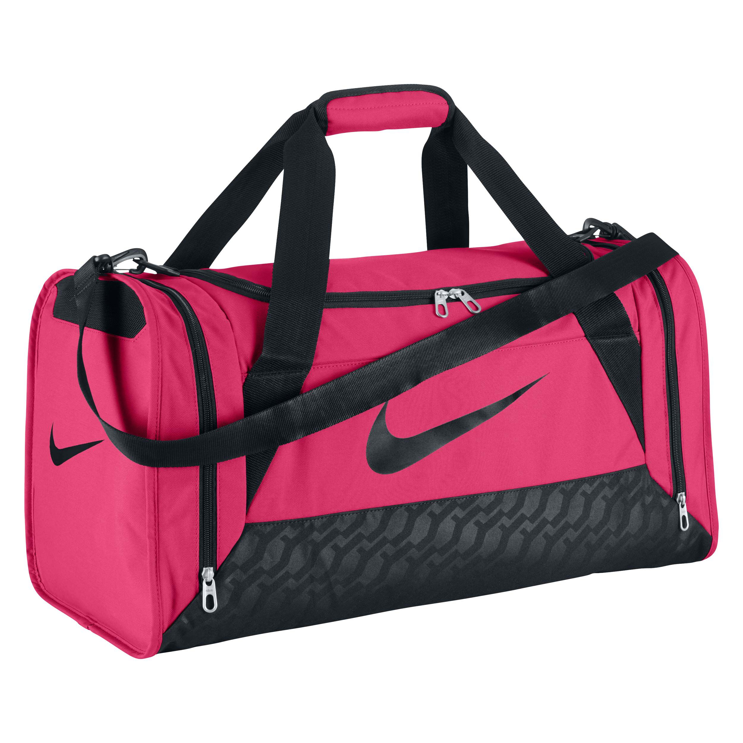 Pink and black nike duffel bag new arrivals