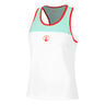 Wild Racerback Tank Top Women-White,Turquoise