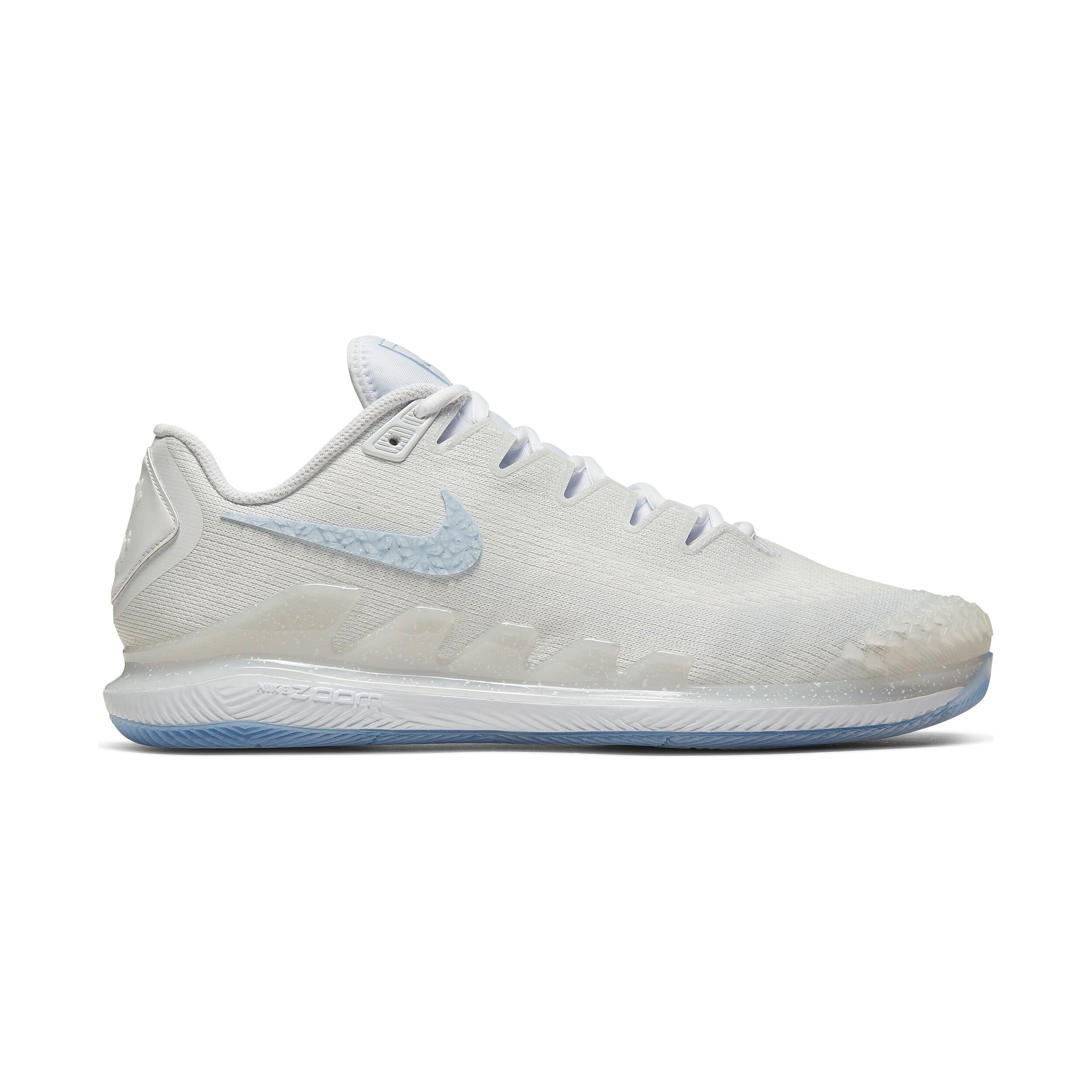 Air Zoom Vapor X Knit DS All Court Shoe Men White Light Blue