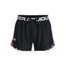 Tri Color Shorts Girls - black, 