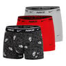 Everyday Cotton Stretch Boxer Shorts 3 Pack Men-Lightred,Lightgrey