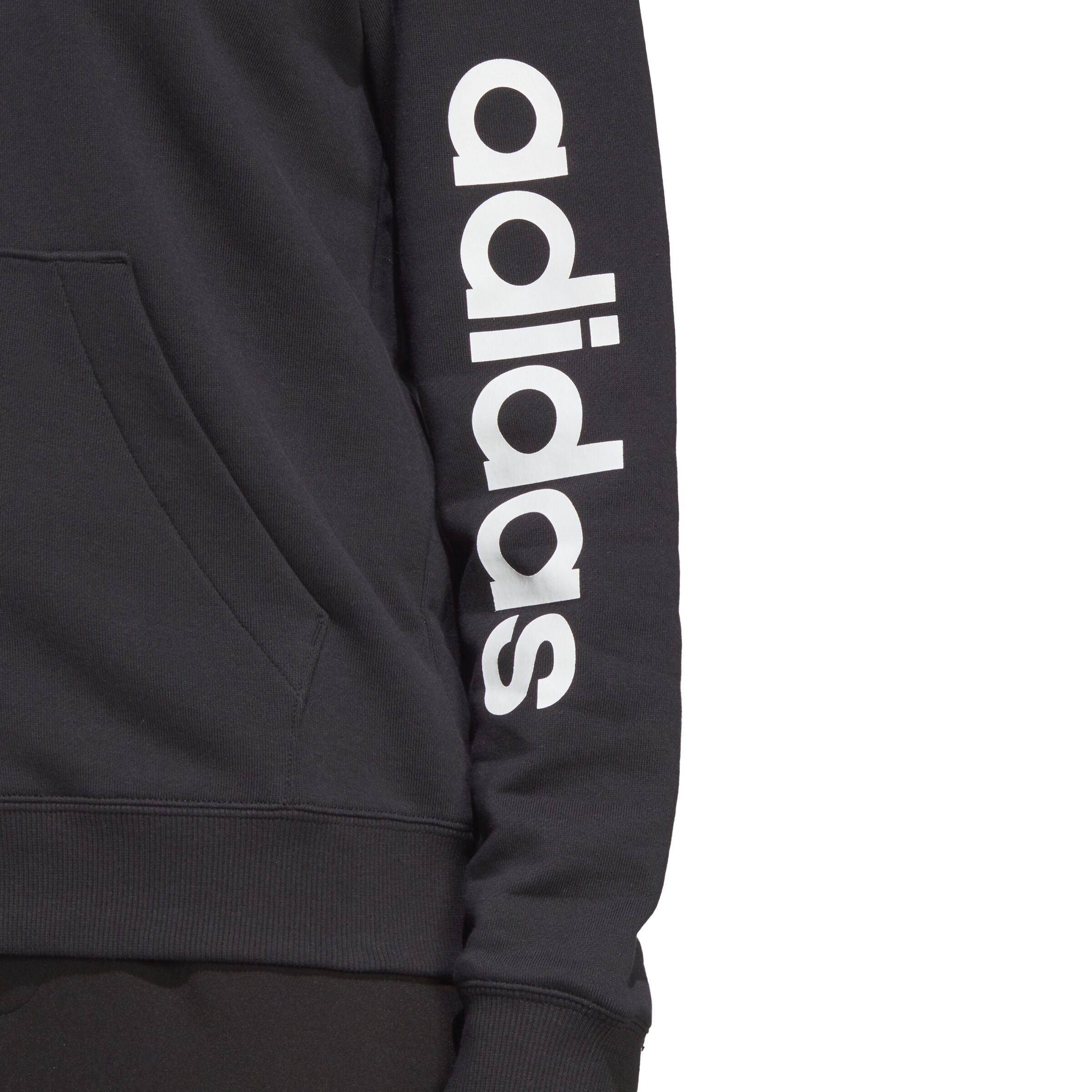 Buy adidas Linear French Terry Full Zip Hoodie Women Black White