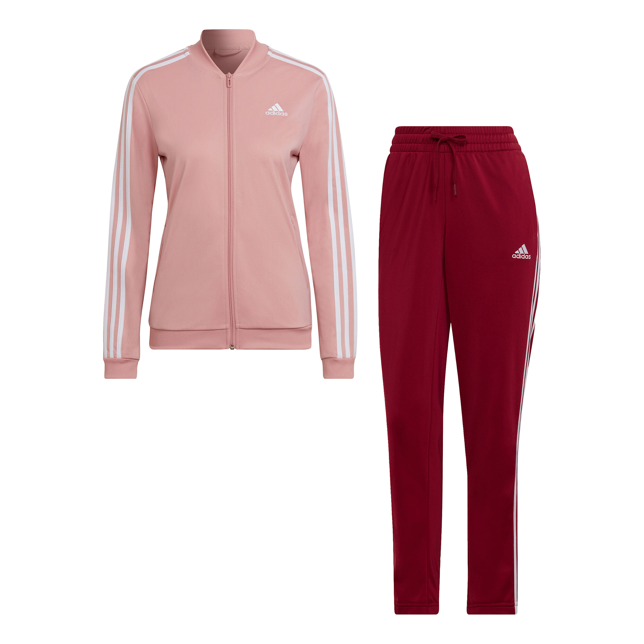Womens adidas tracksuit sets pink cheap