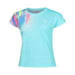 BIDI BADU Clothing BIDI BADU Melbourne 2024 Junior Capsleeve T-Shirt Girls - turquoise, multicoloured
