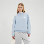 Ellesse Clothing Ellesse Lo Sbuffo Sweatshirt Women-Light Blue,White