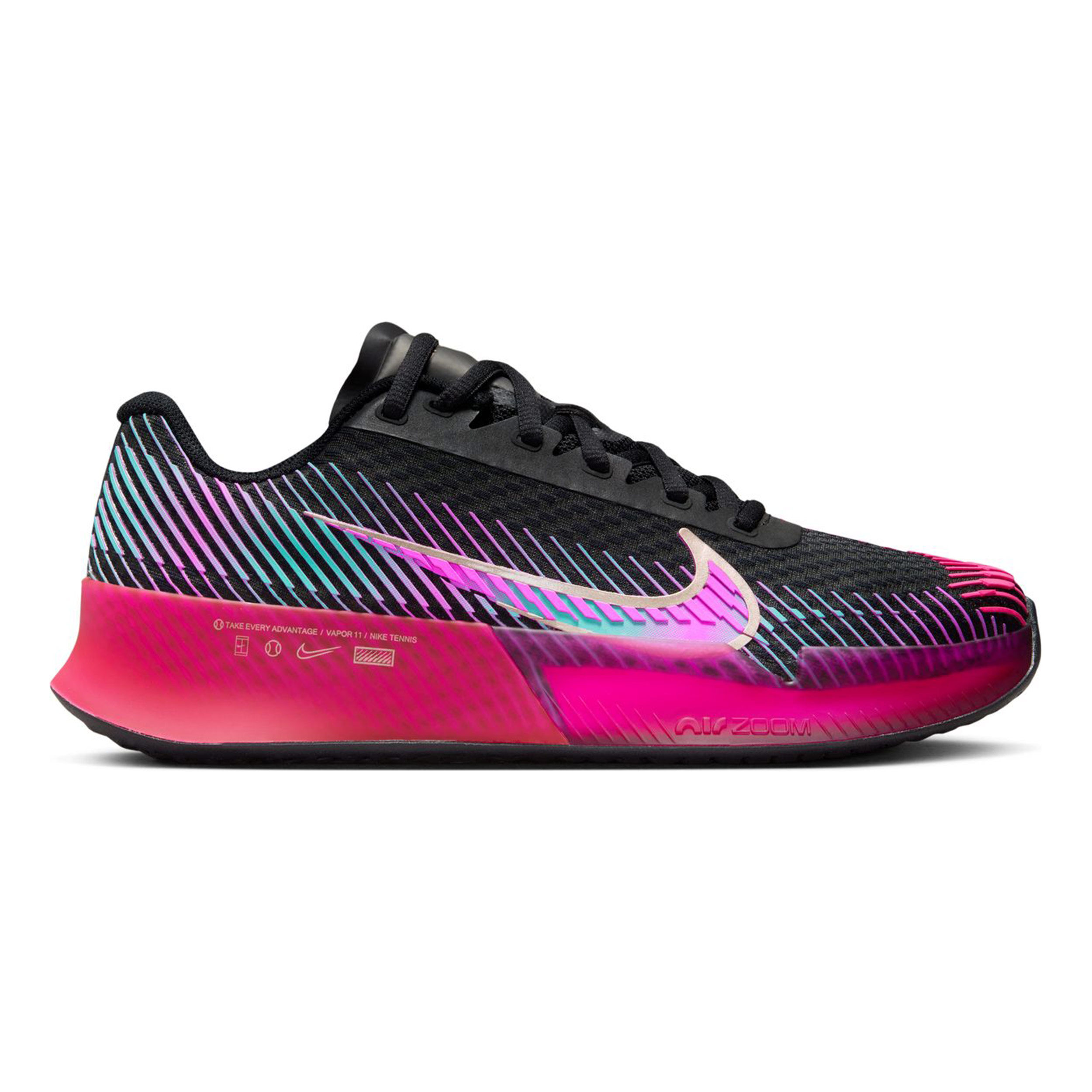 Air Zoom Vapor 11 Premium All Court Shoe Women Black Berry