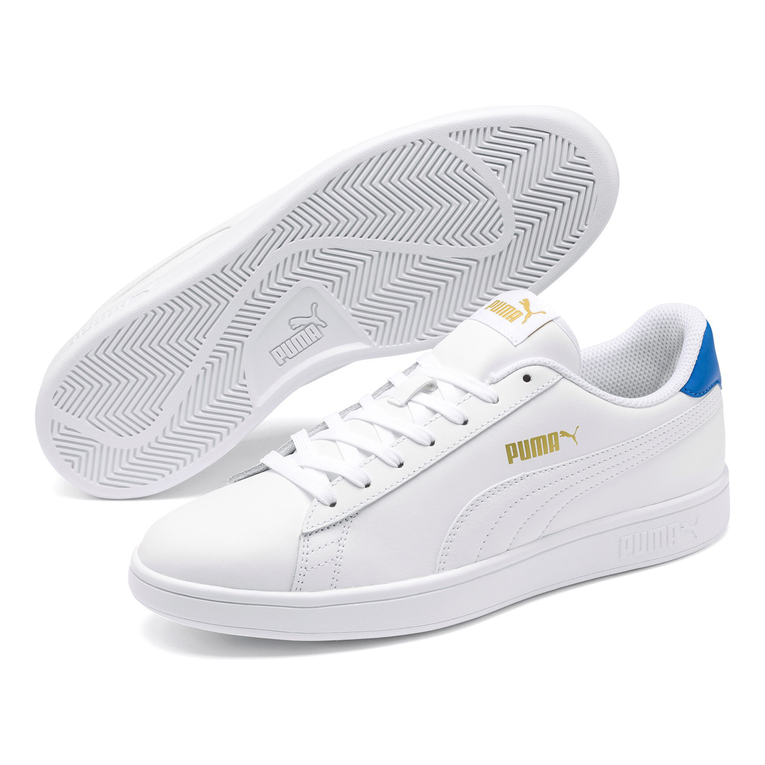Smash V2 Sneakers Men White Blue