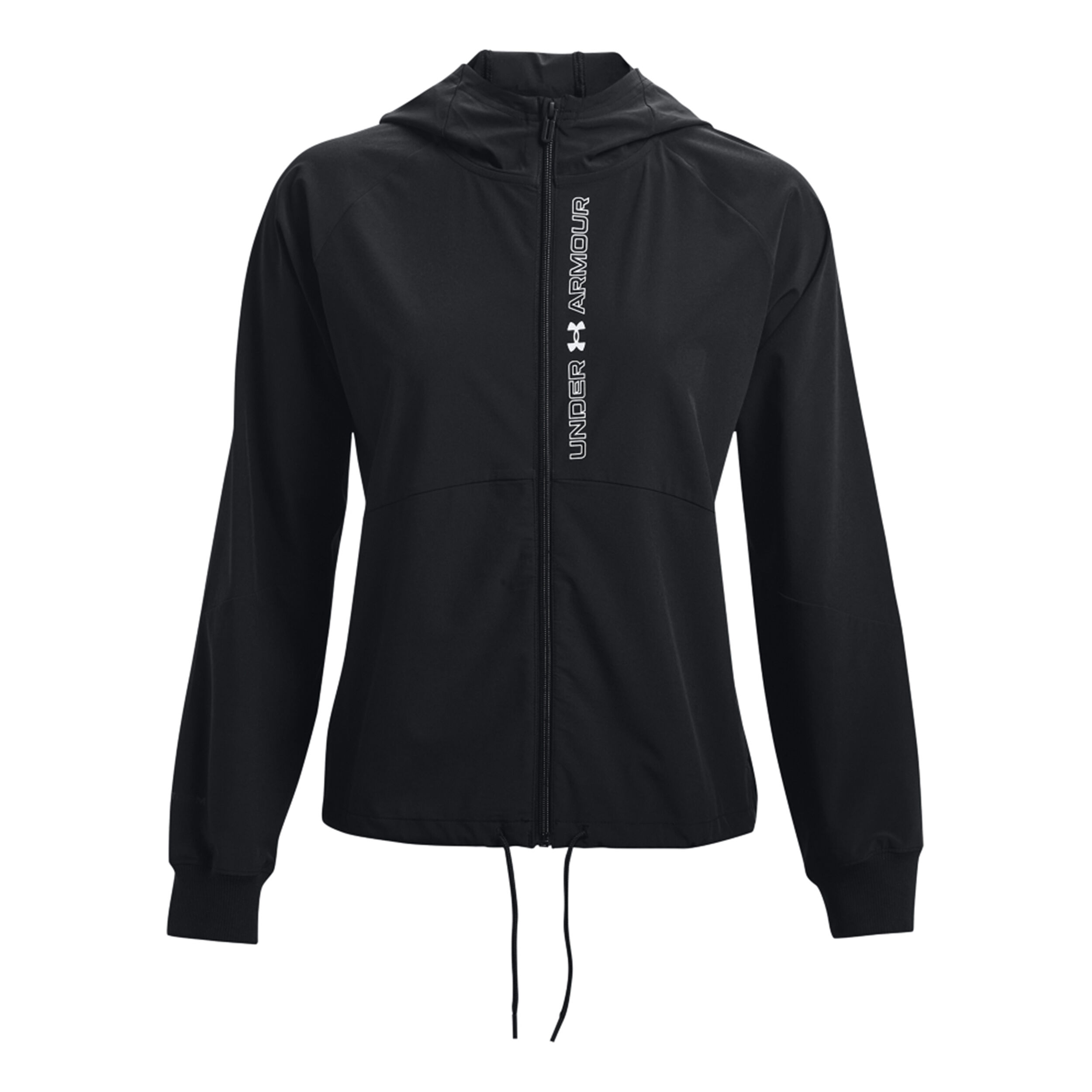 Women's black under armour zip up hoodie 2025