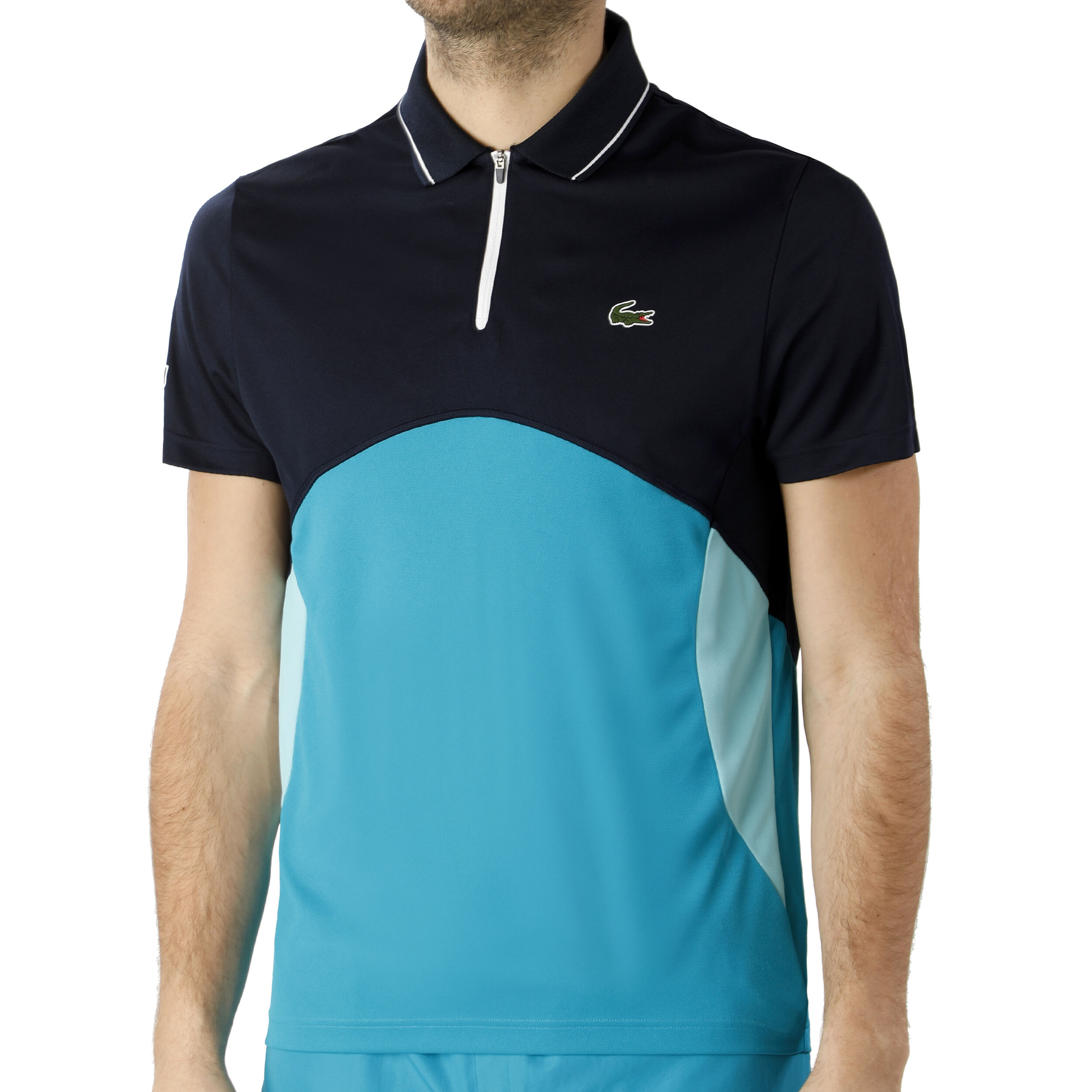 Lacoste shop turquoise polo