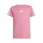 adidas Clothing adidas Training Essentials 3 Stripes T-Shirt Kids - rose, white