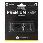 Tennis-Point Replacement grips Tennis-Point Premium Grip Perforated 1 Pack-Black