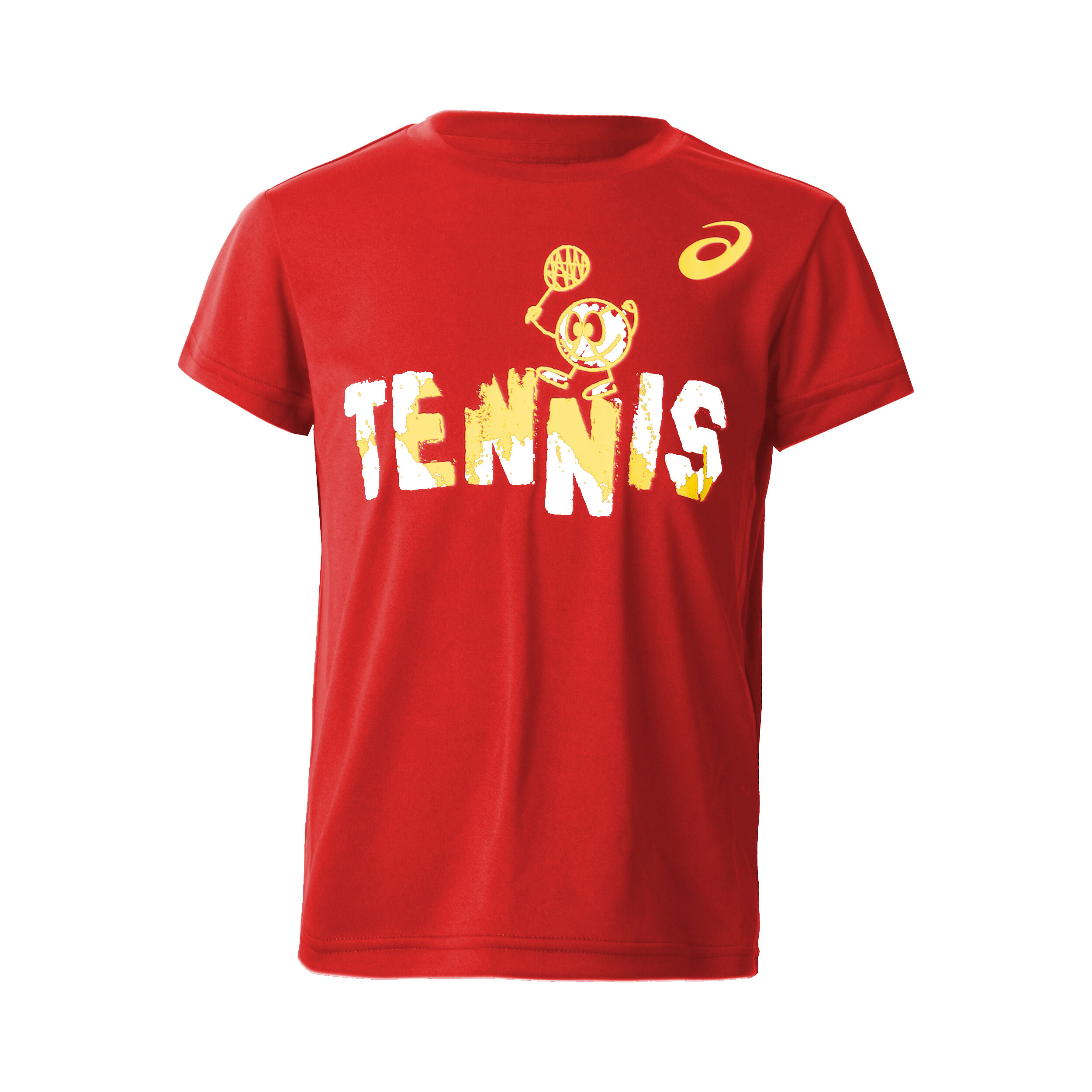 Asics t sale shirt junior rouge