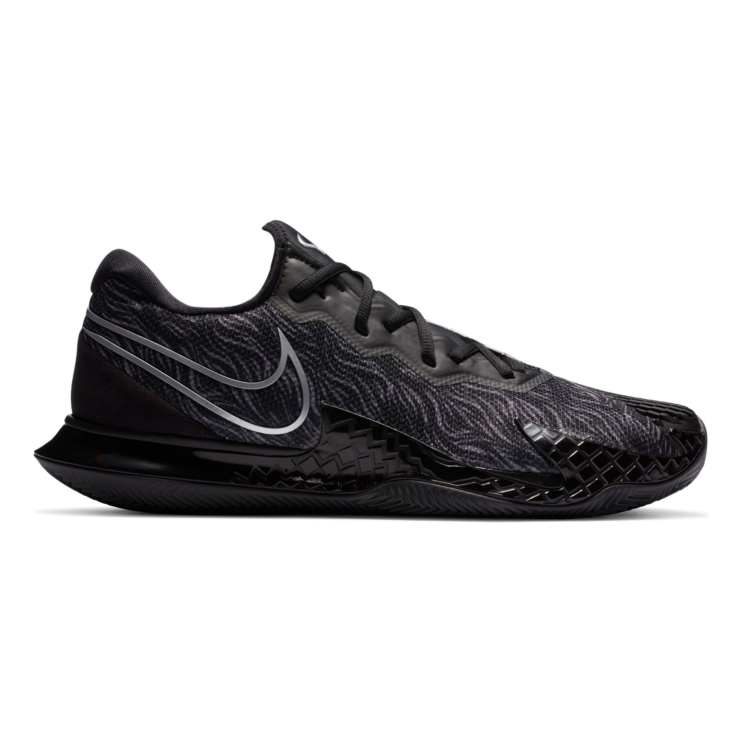 Rafa X Tiger Vapor Air Zoom Cage 4 Clay Court Shoe Men Black Silver