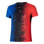 Mizuno Clothing Mizuno DryAeroFlow Graphic Running shirt Men - black, red