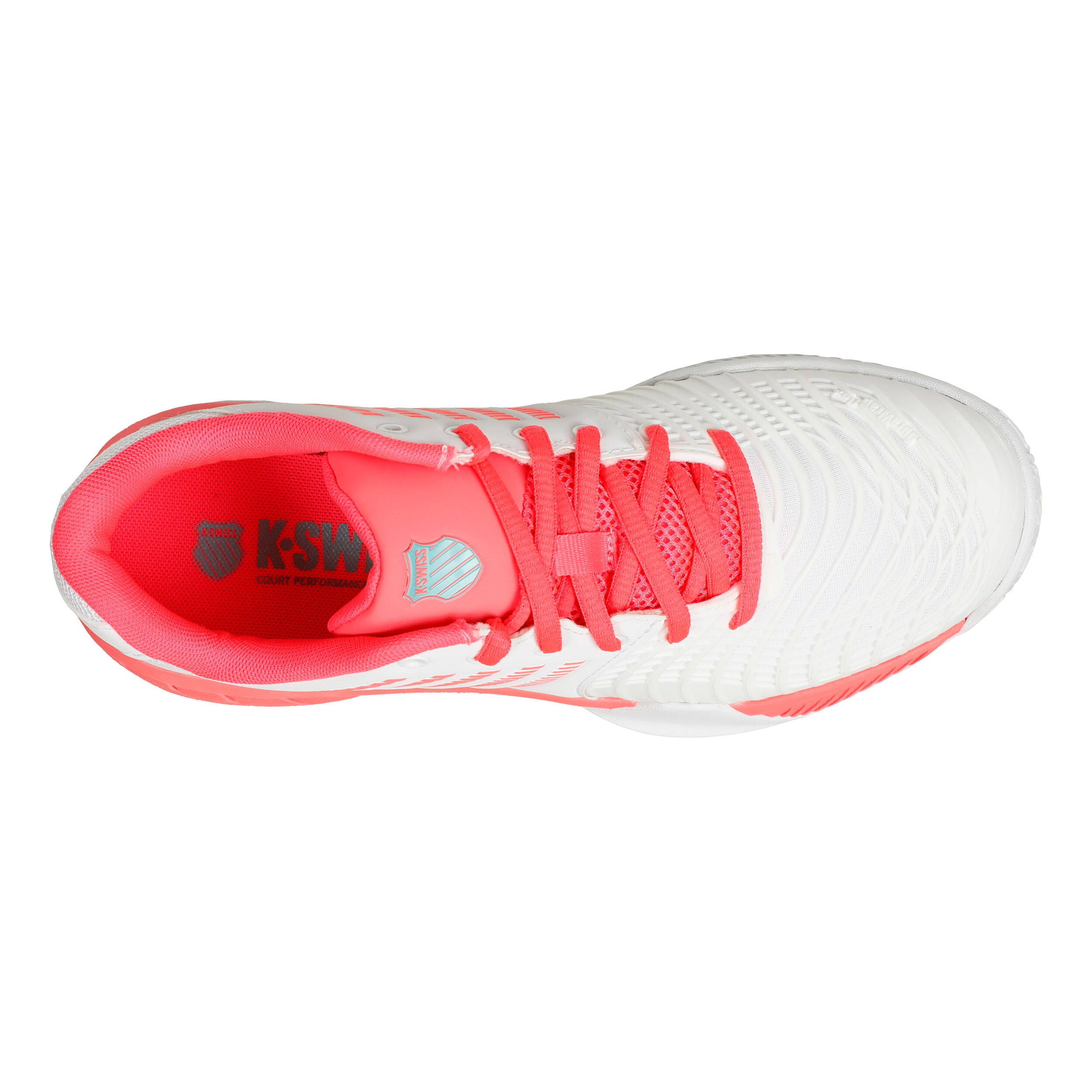 Buy K Swiss Express Light 3 Clay Court Shoe Women White Orange