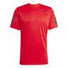 Club 3Stripes T-Shirt Men - red, 