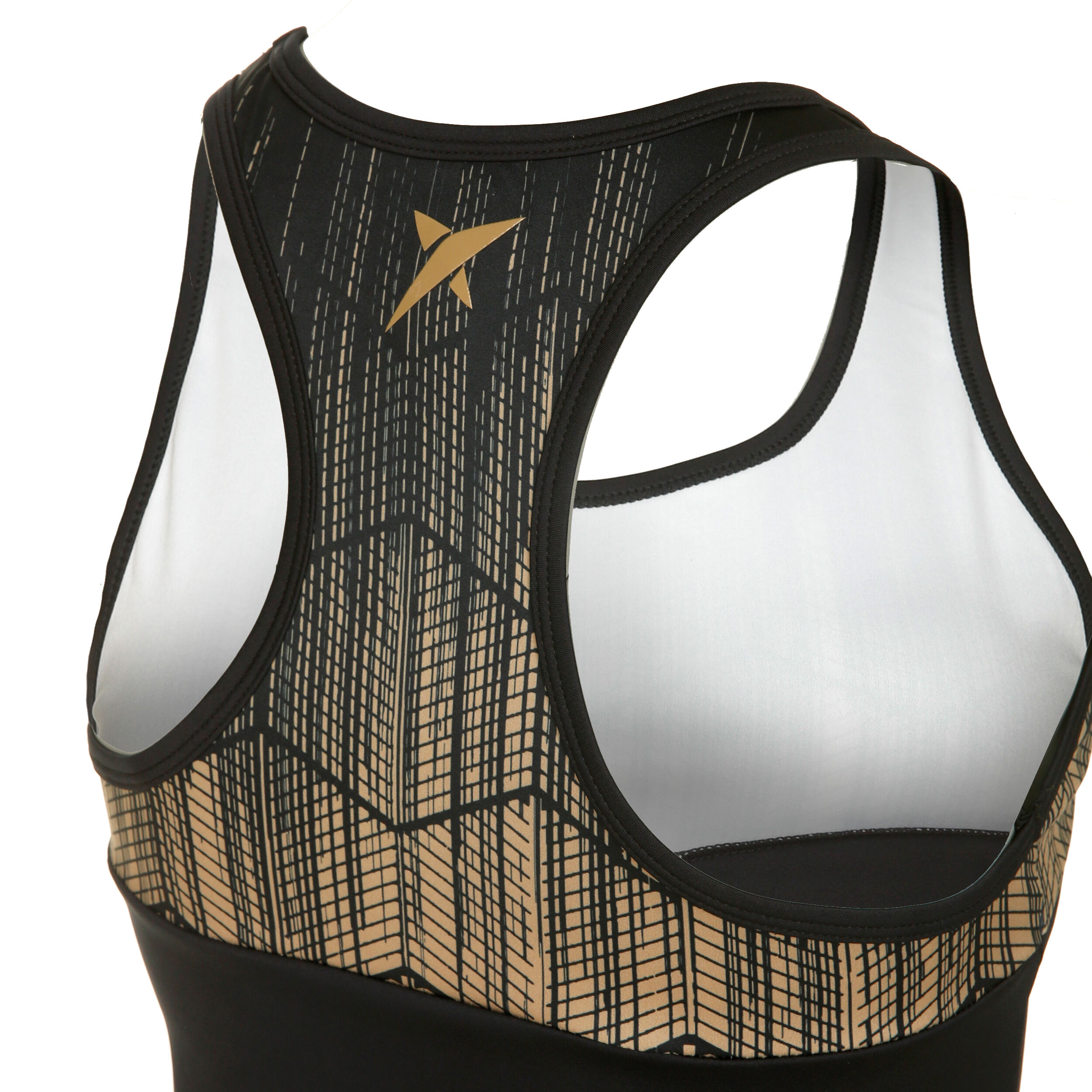 Black and gold tank top top