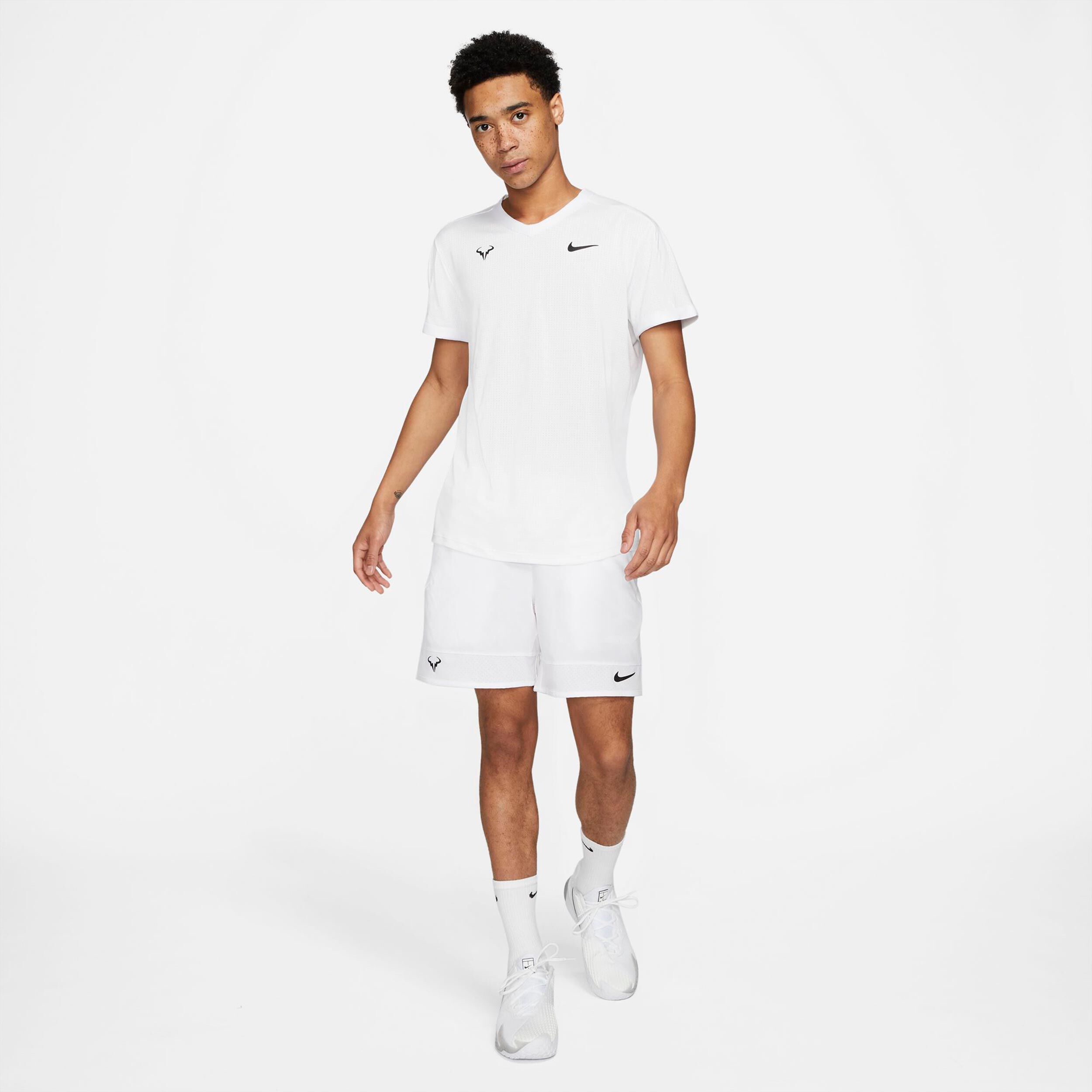 Rafael Nadal Dri Fit Advantage T Shirt Men White