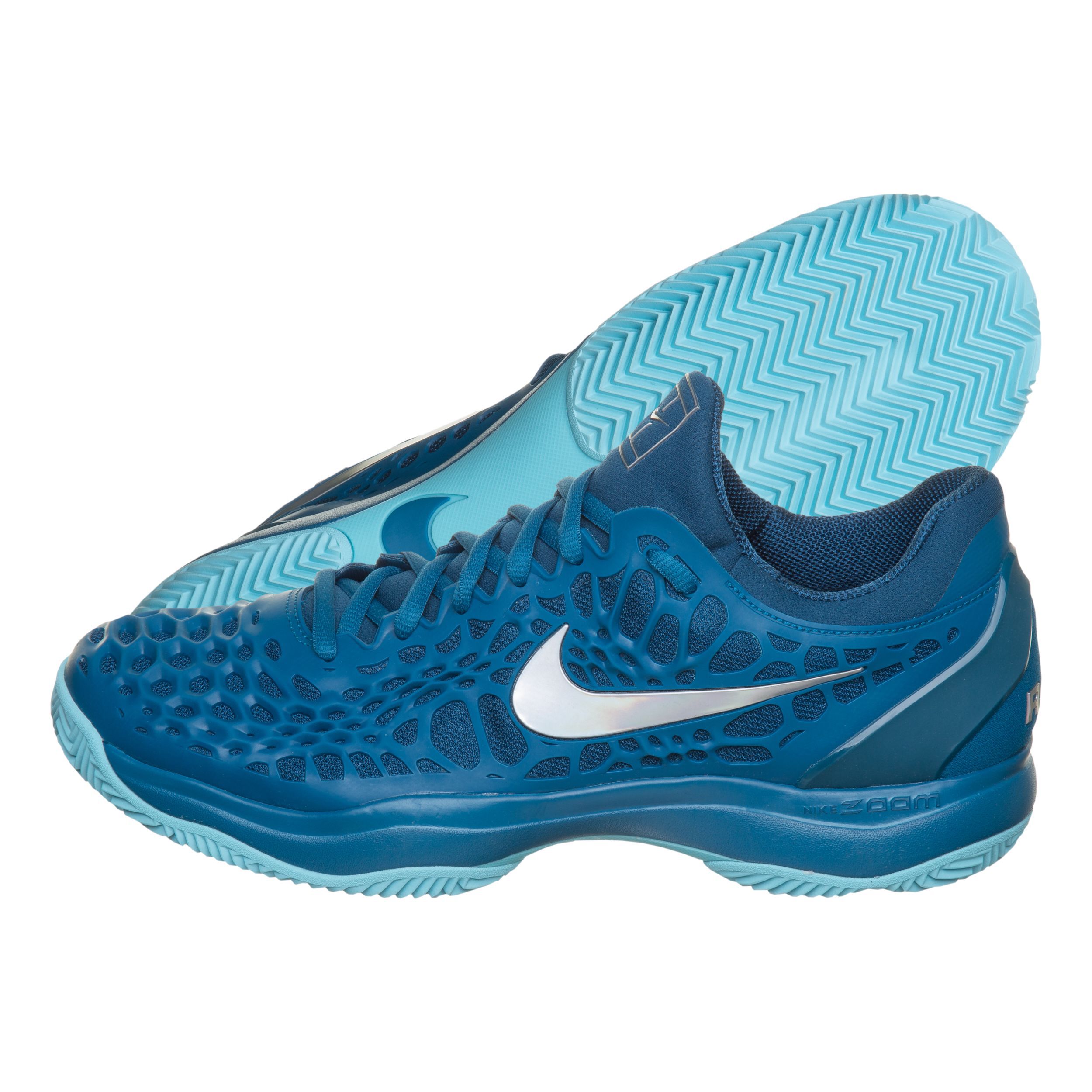 Zoom Cage 3 Clay Court Shoe Men Blue Light Blue