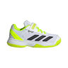 Courtflash Comfort Closure All Court Shoe Kids-White,Neon Yellow