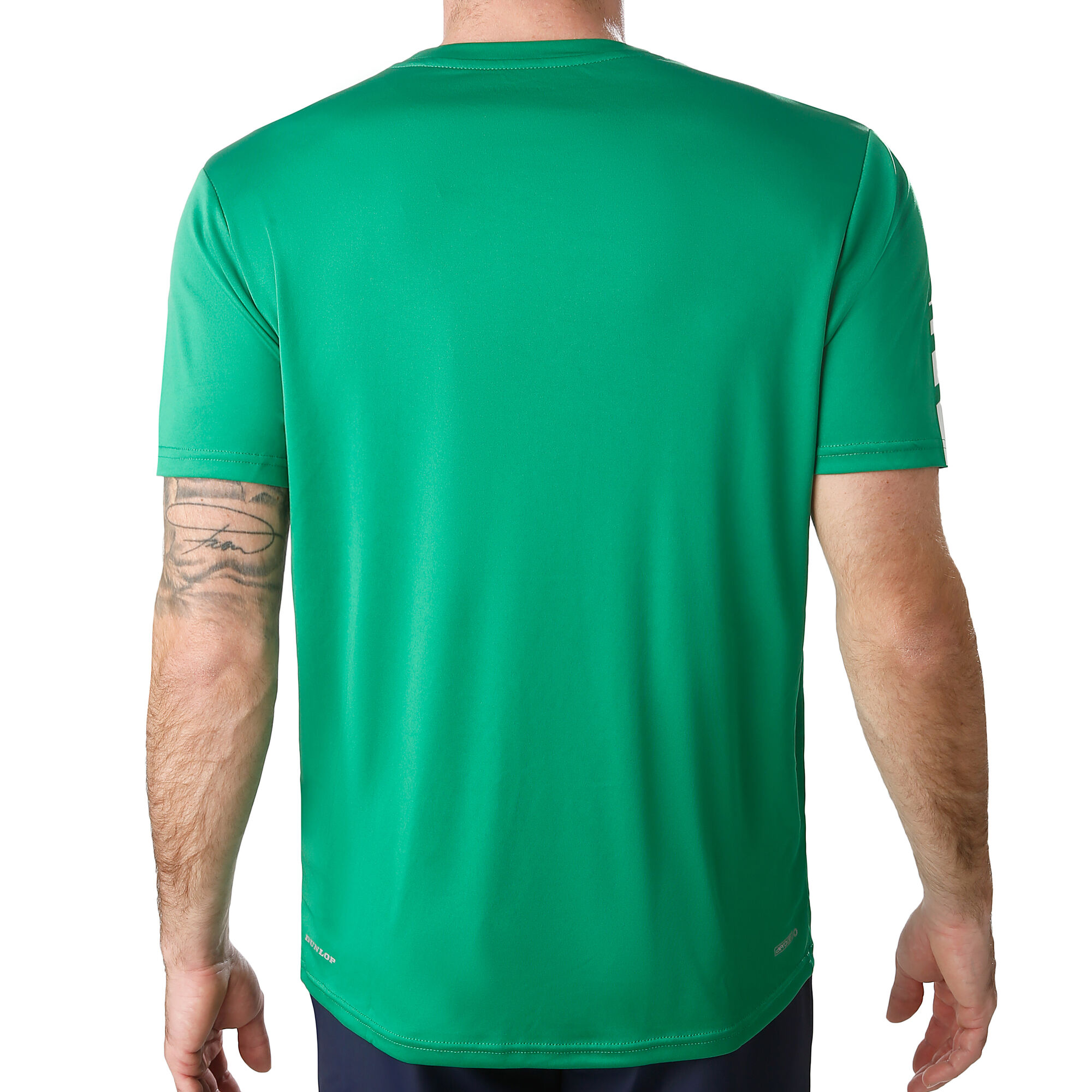 online | Tennis-Point buy Dunlop Crew T-Shirt Men - Green, White