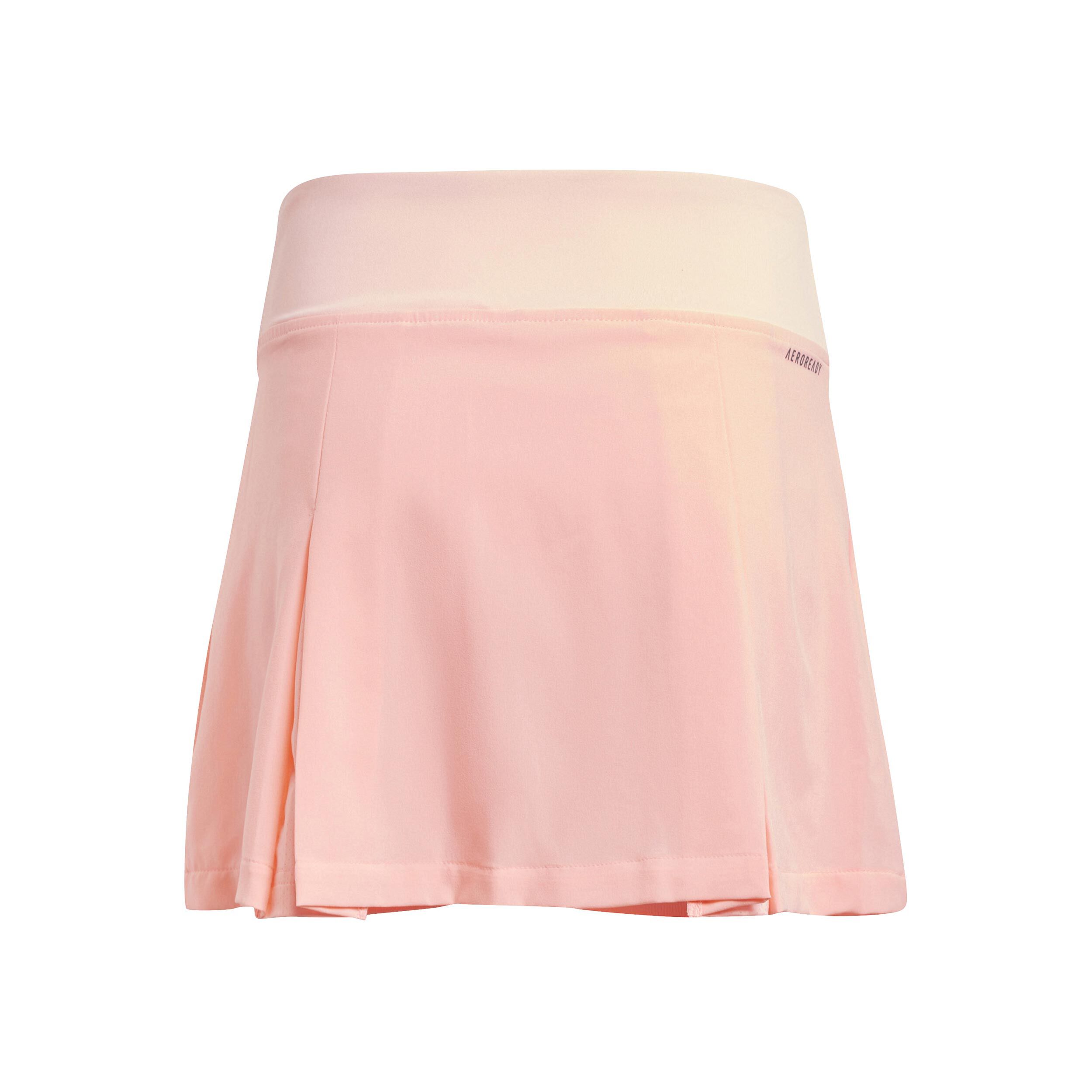 Pink pleated skirt tennis deals