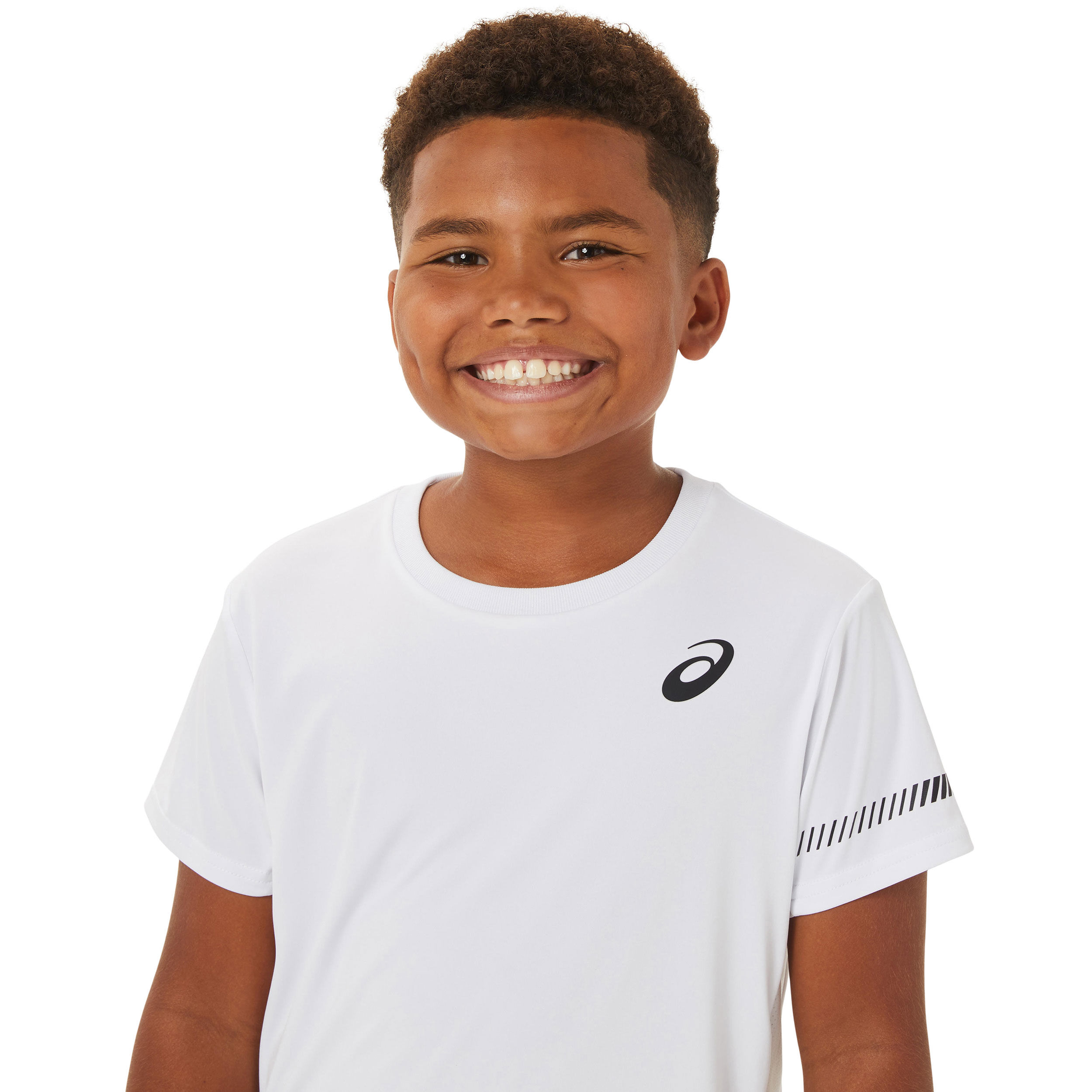 Asics t shirt blanche sale