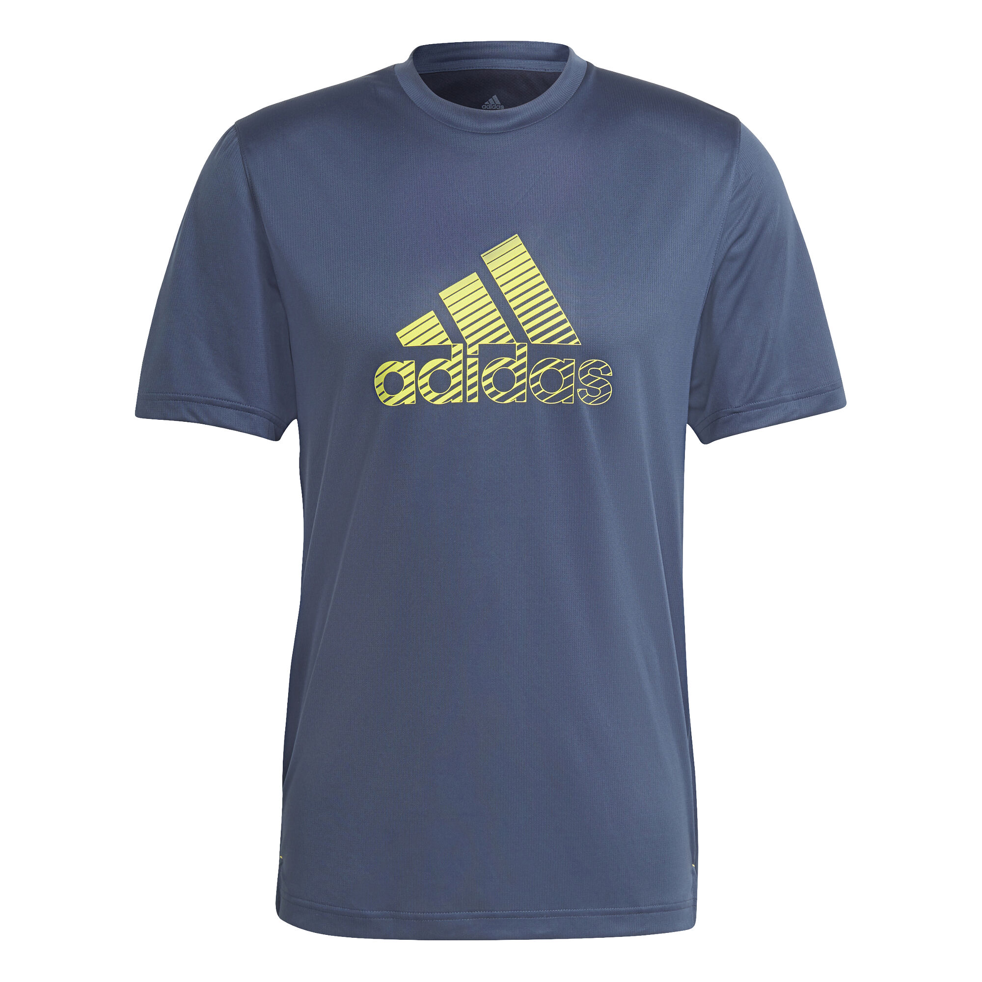 Buy adidas Athletic T Shirt Men Dark Blue Yellow online Tennis Point UK