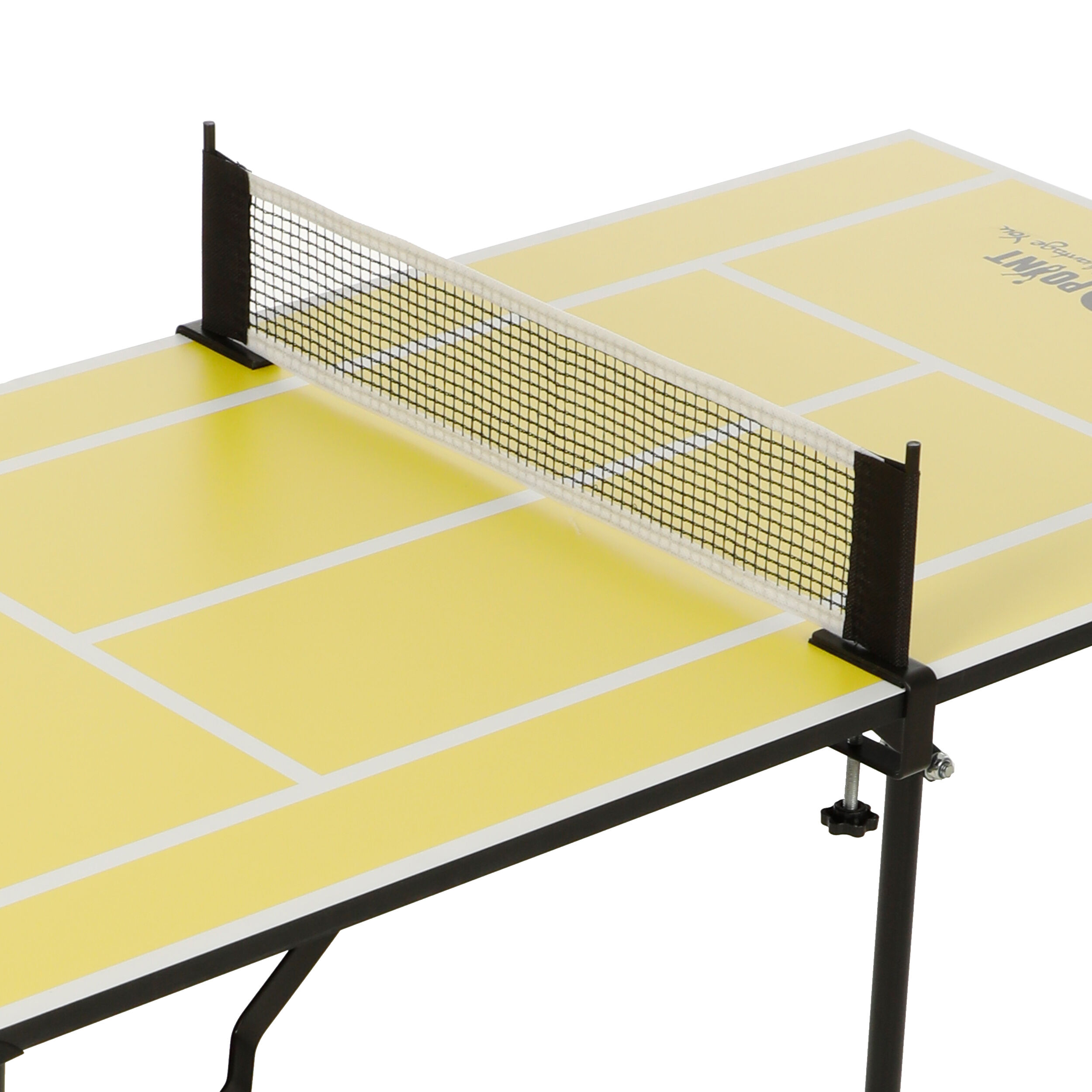 Mini Table Tennis Table Silver Black