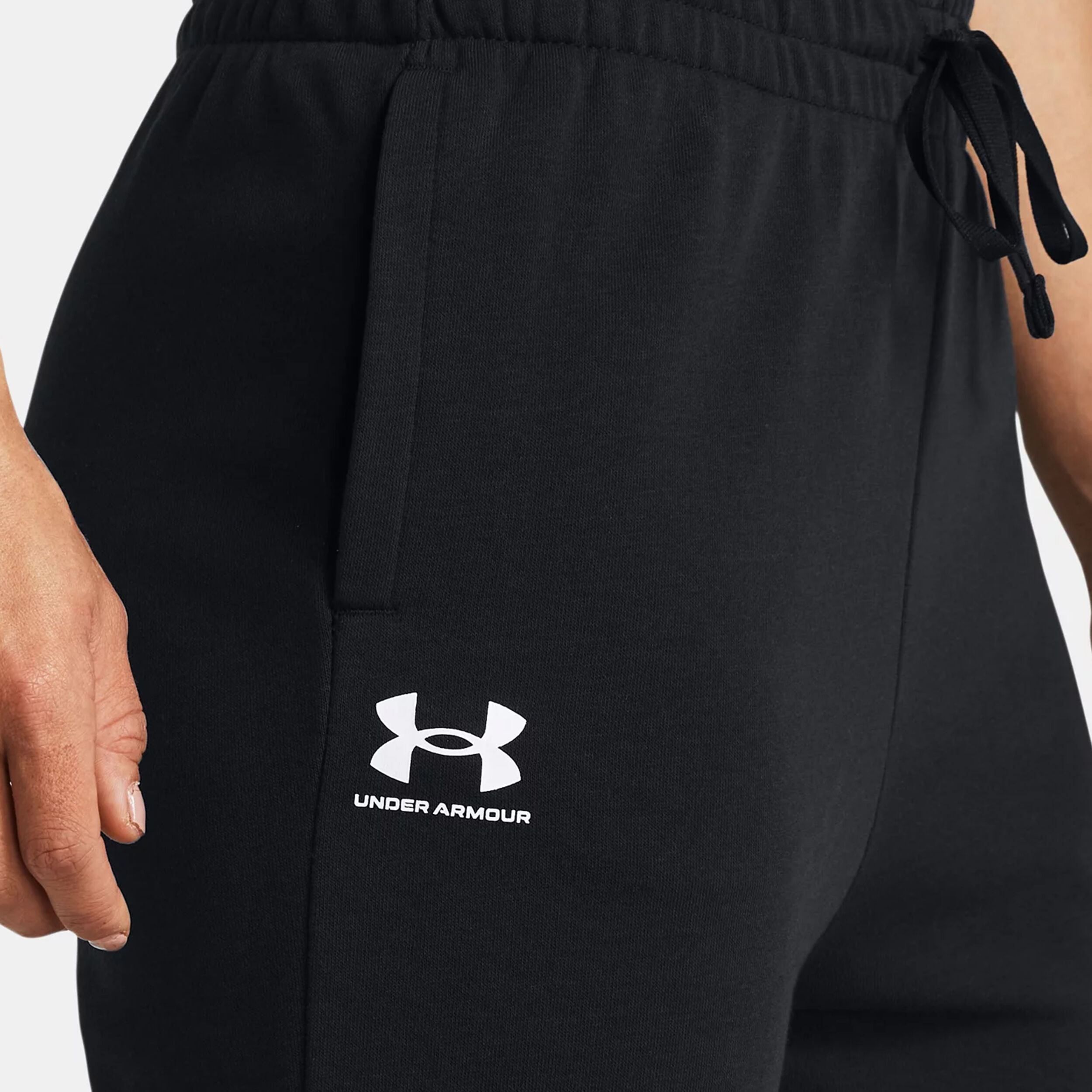 Buy Under Armour Rival Terry Training Pants Women Black online Tennis Point UK