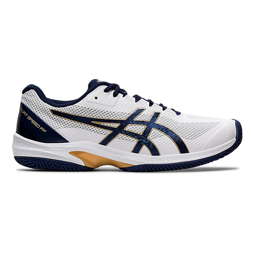 Buy ASICS Court Speed FF Clay Court Shoe Men White Dark Blue online Tennis Point UK