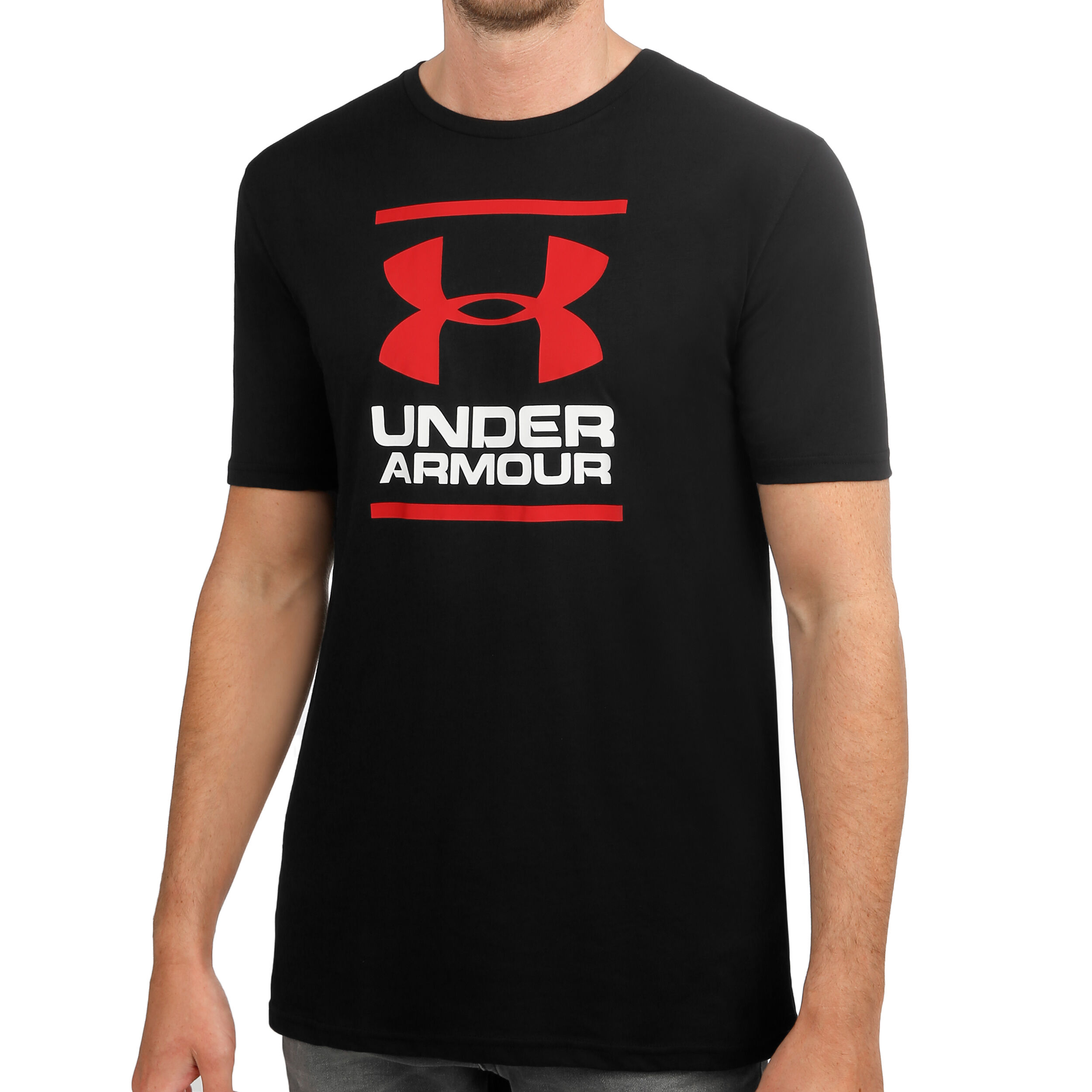 GL Foundation T Shirt Men Black Red