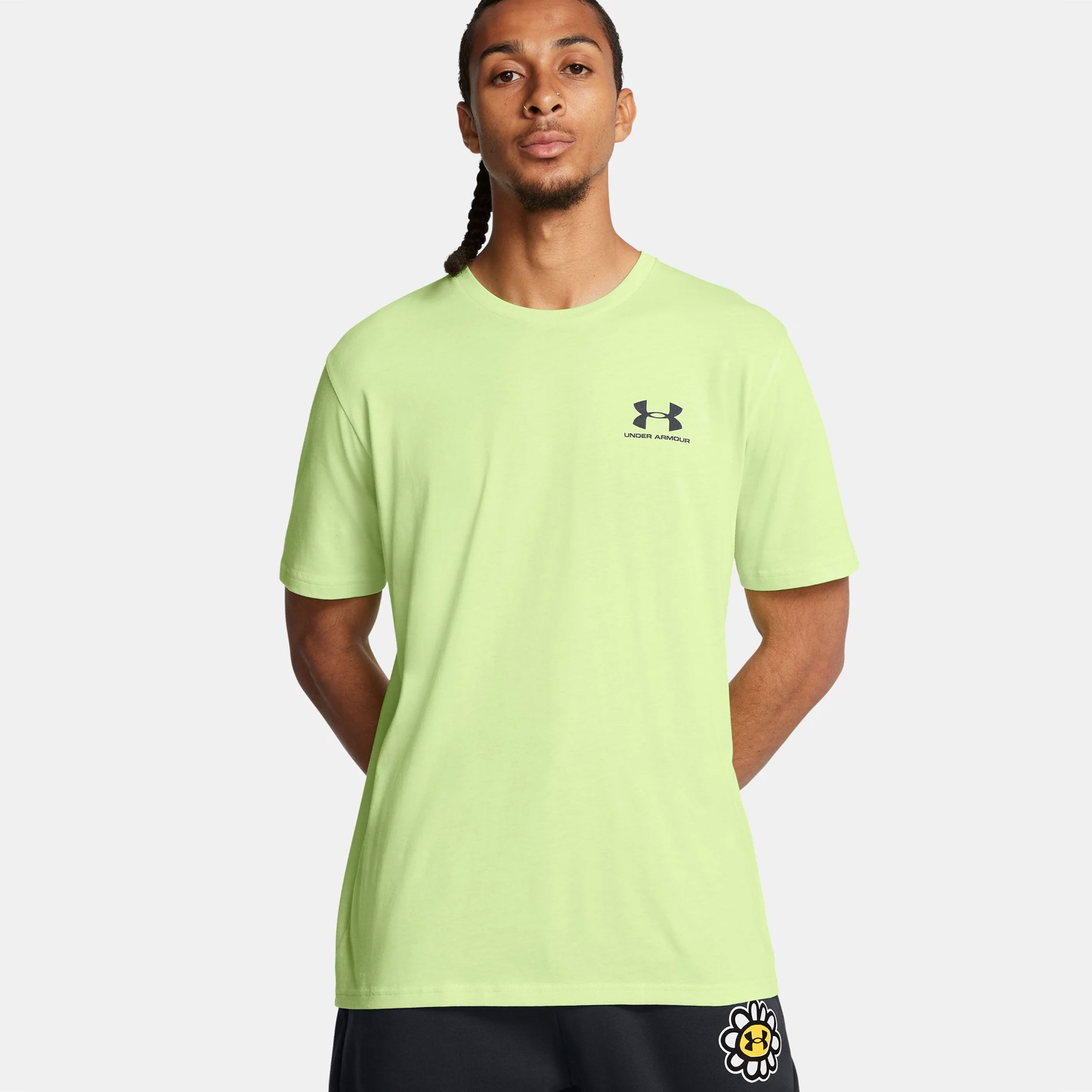 Mens green under armour shirt outlet