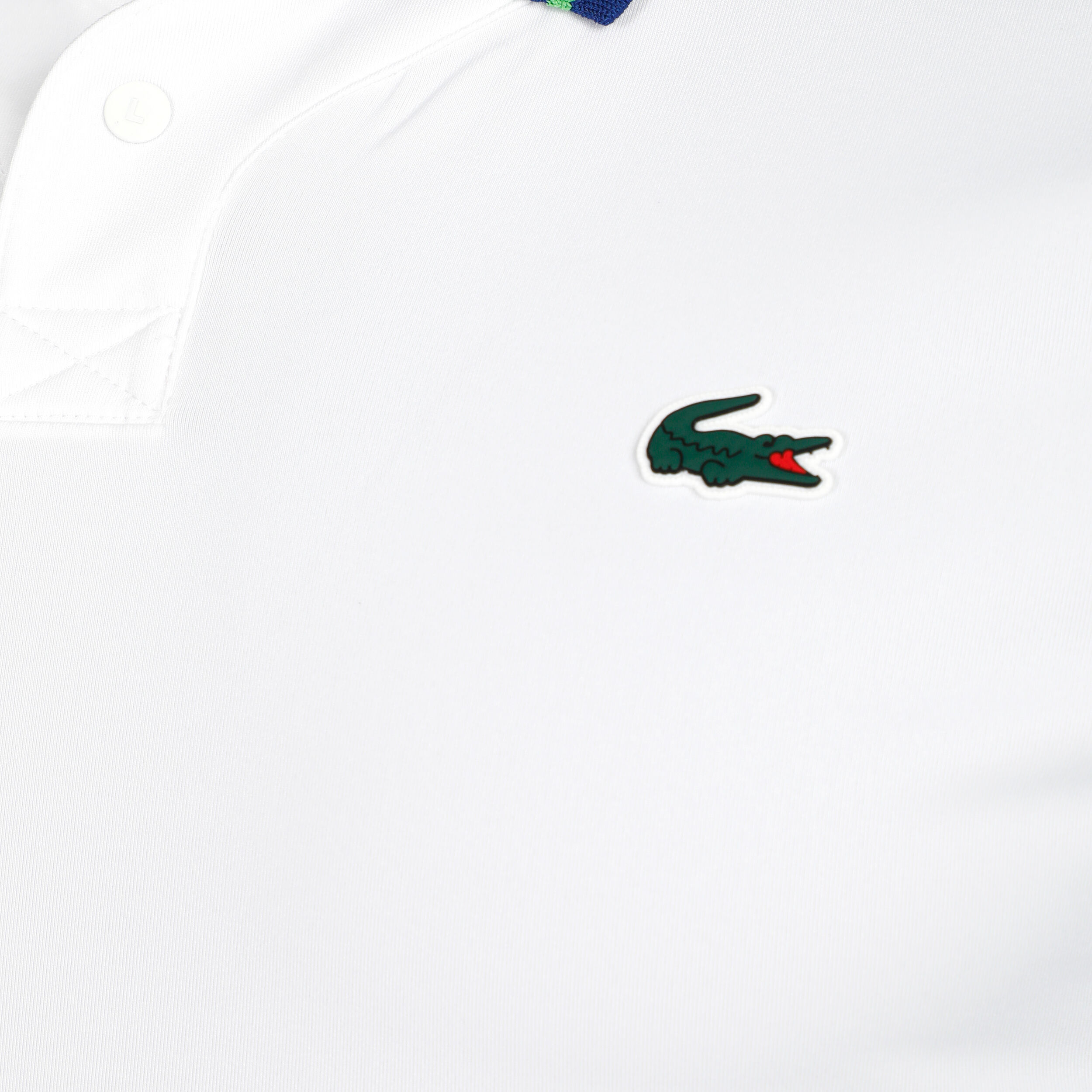Buy Lacoste Polo Men White Dark Blue online Tennis Point UK